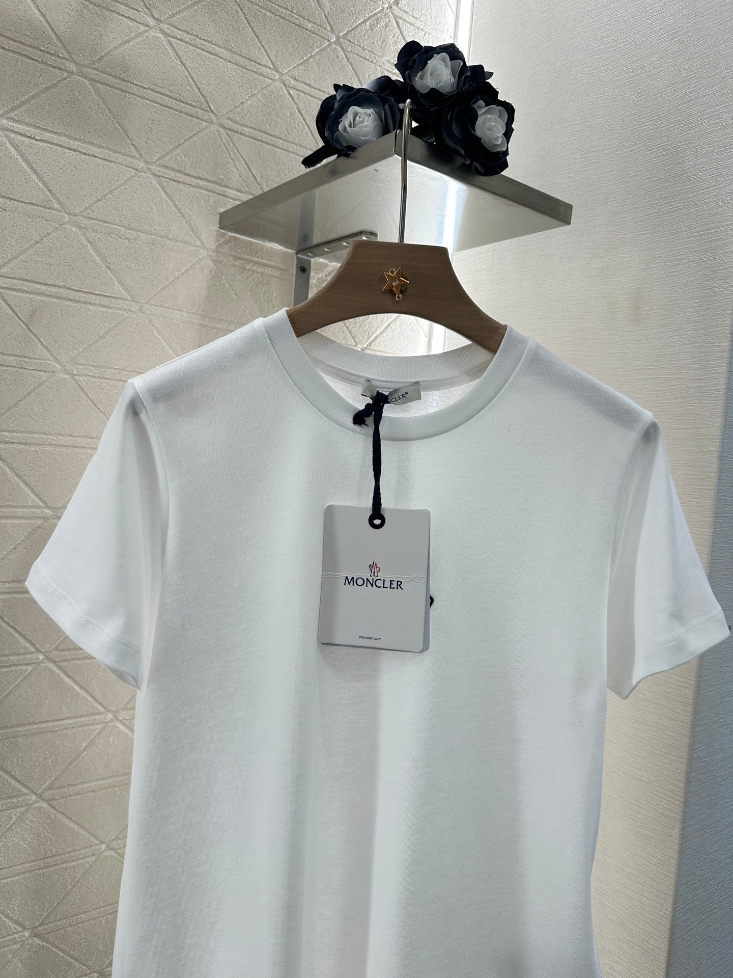 M*♥2025 new product Heart letter short sleeves