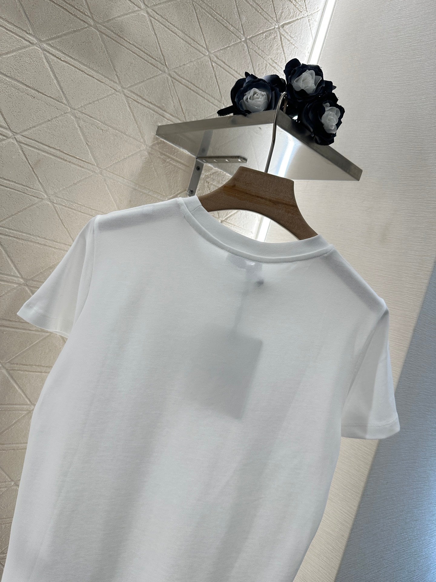M*♥2025 new product Heart letter short sleeves