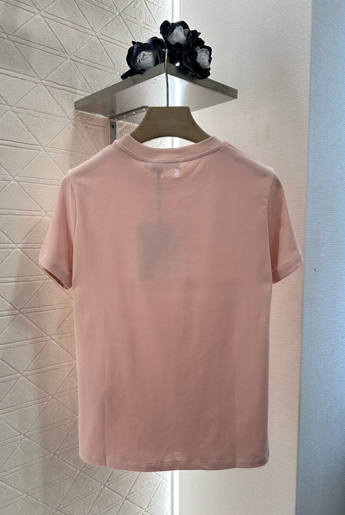 M*♥2025 new product Heart letter short sleeves