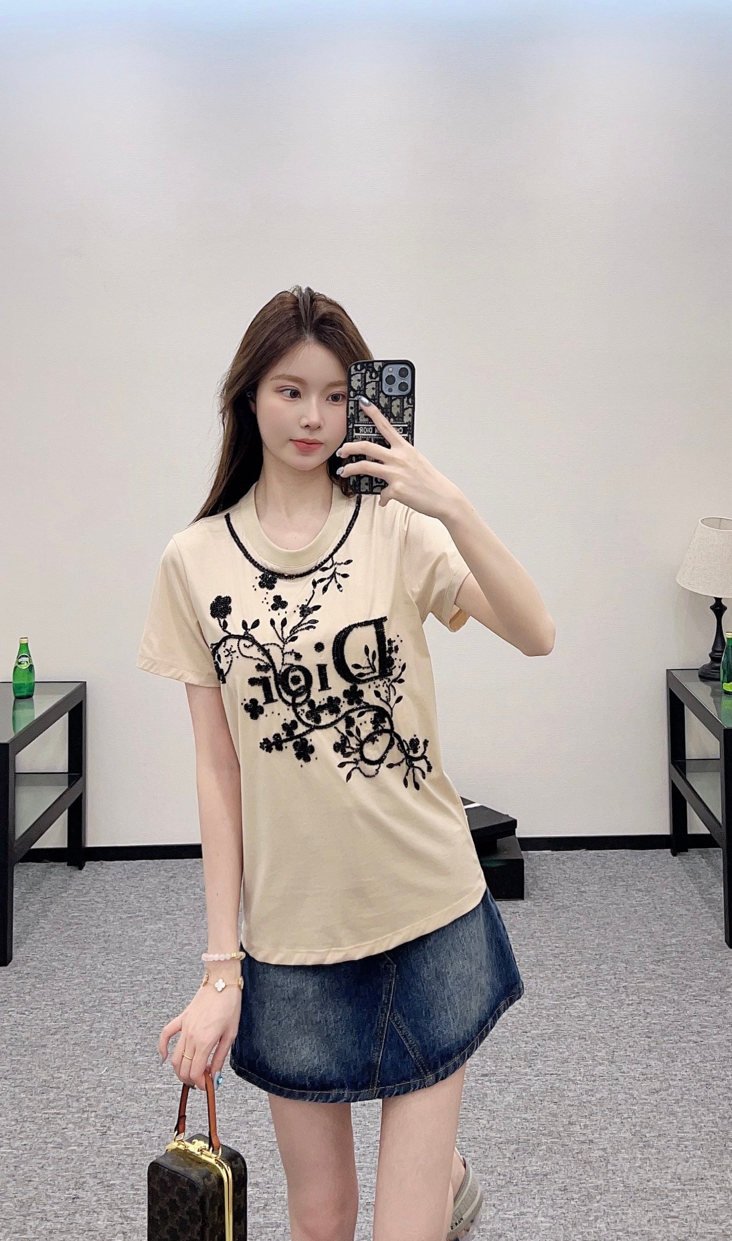 D*♥2025 new products Embroidered short sleeves