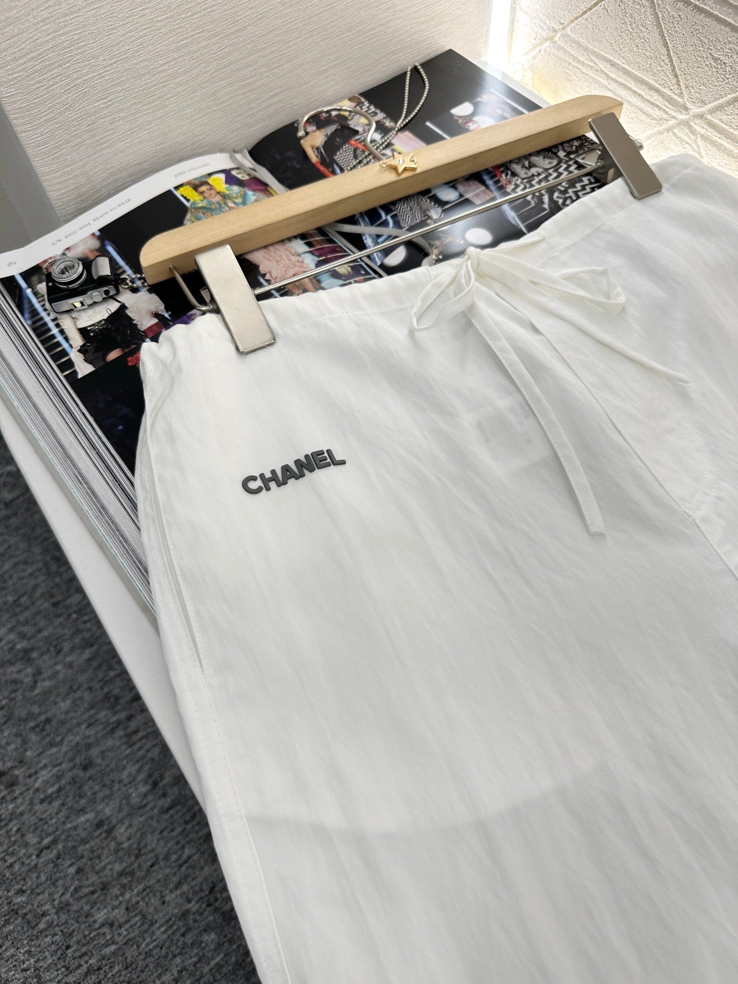 C*♥2025 new products Embroidered wide-leg trousers