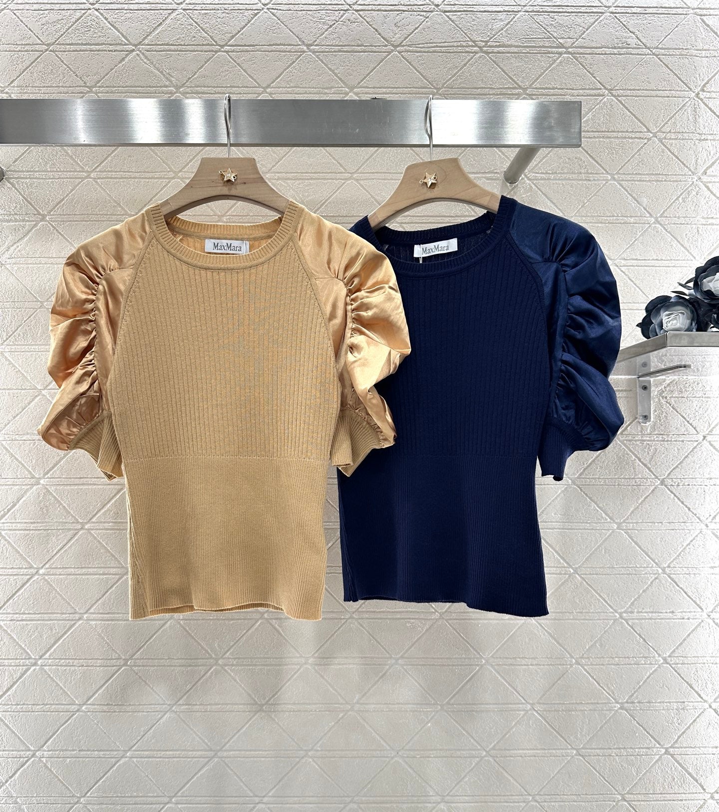 M*♥2025 new product Knitted short sleeves