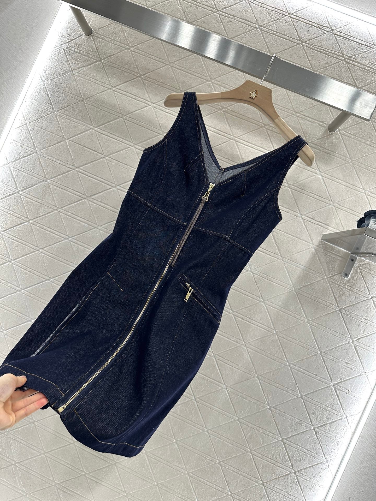 Louis *♥2025 new products Zipper dress