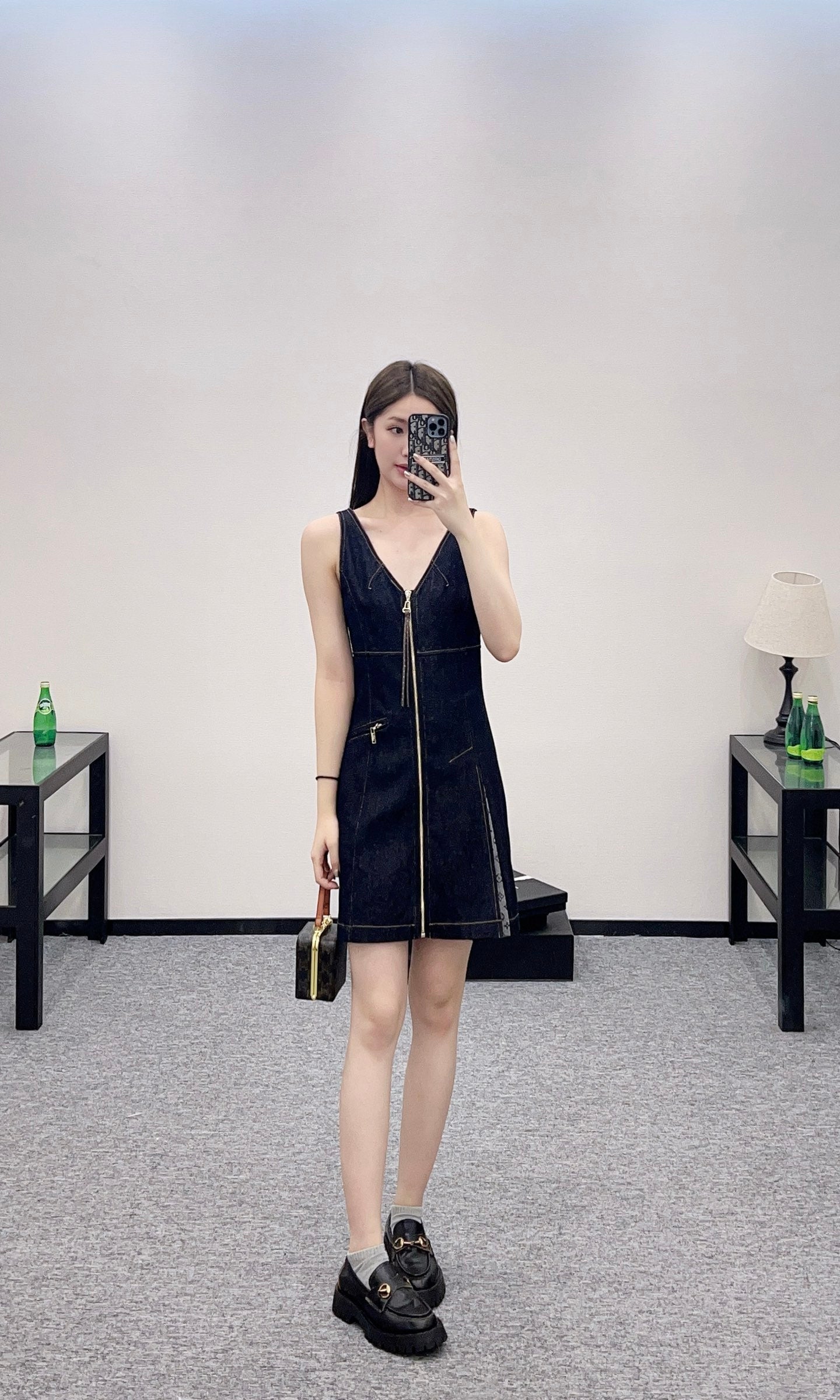 Louis *♥2025 new products Zipper dress