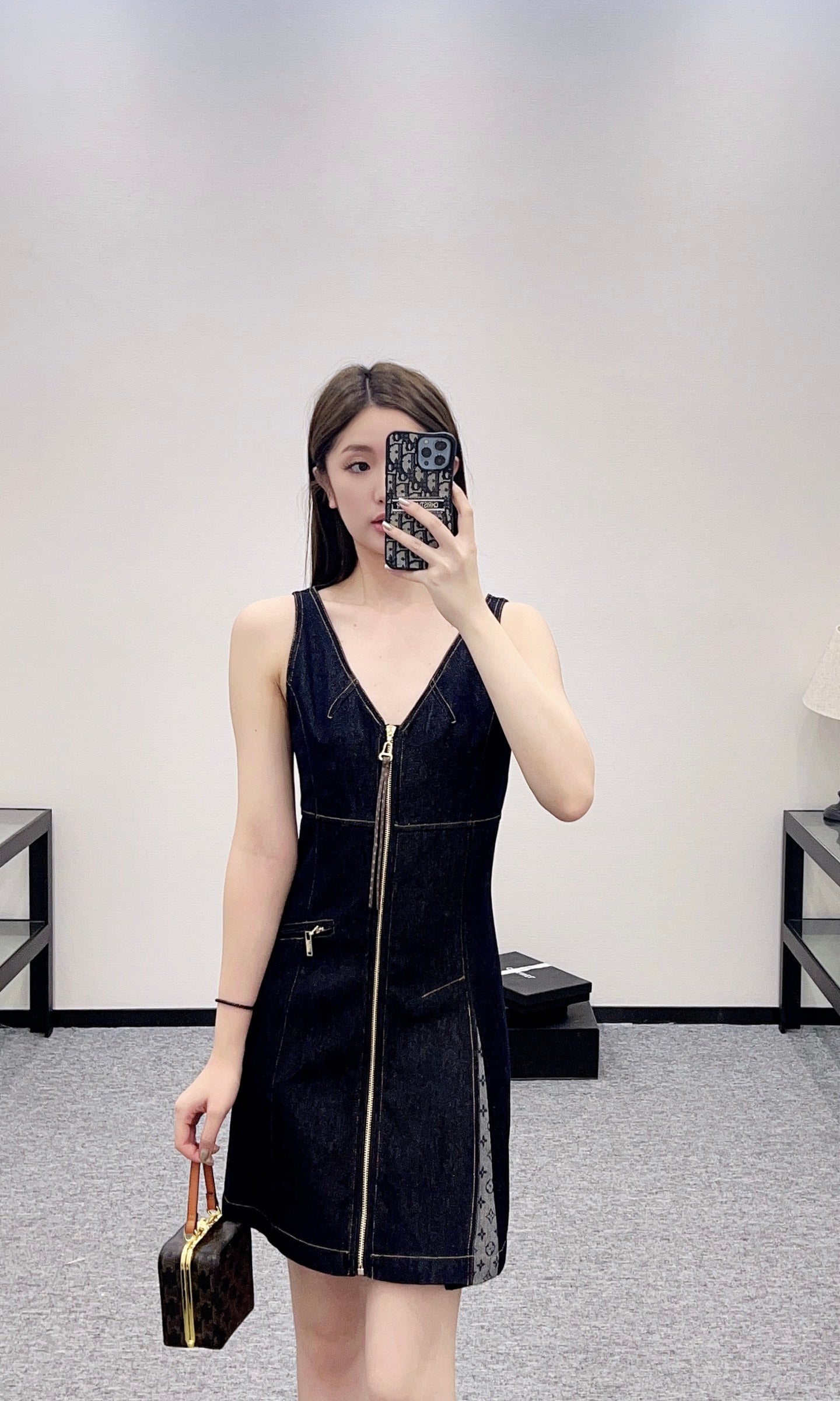 Louis *♥2025 new products Zipper dress
