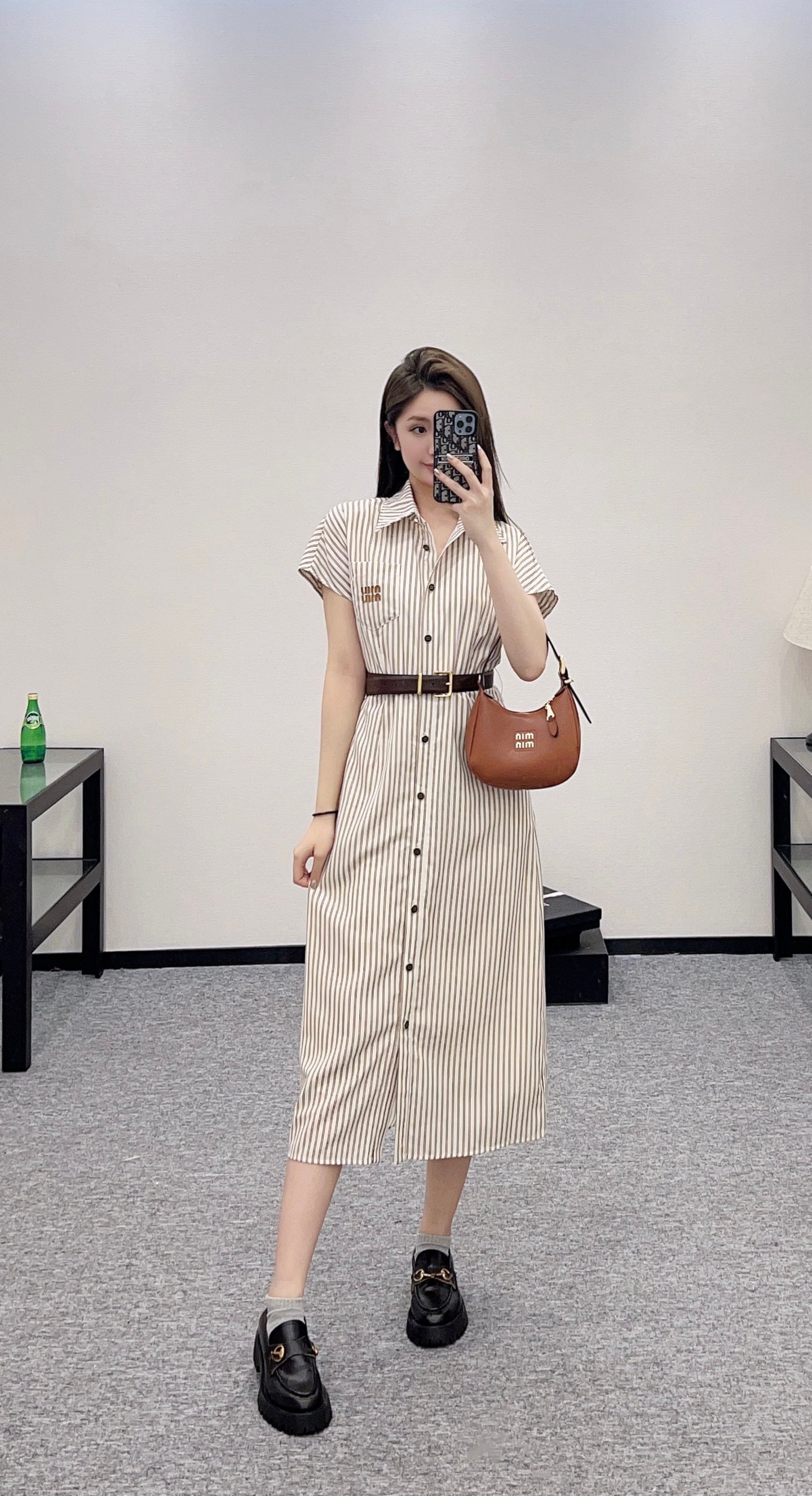 Mi*mi*♥2025 new products Belt dress