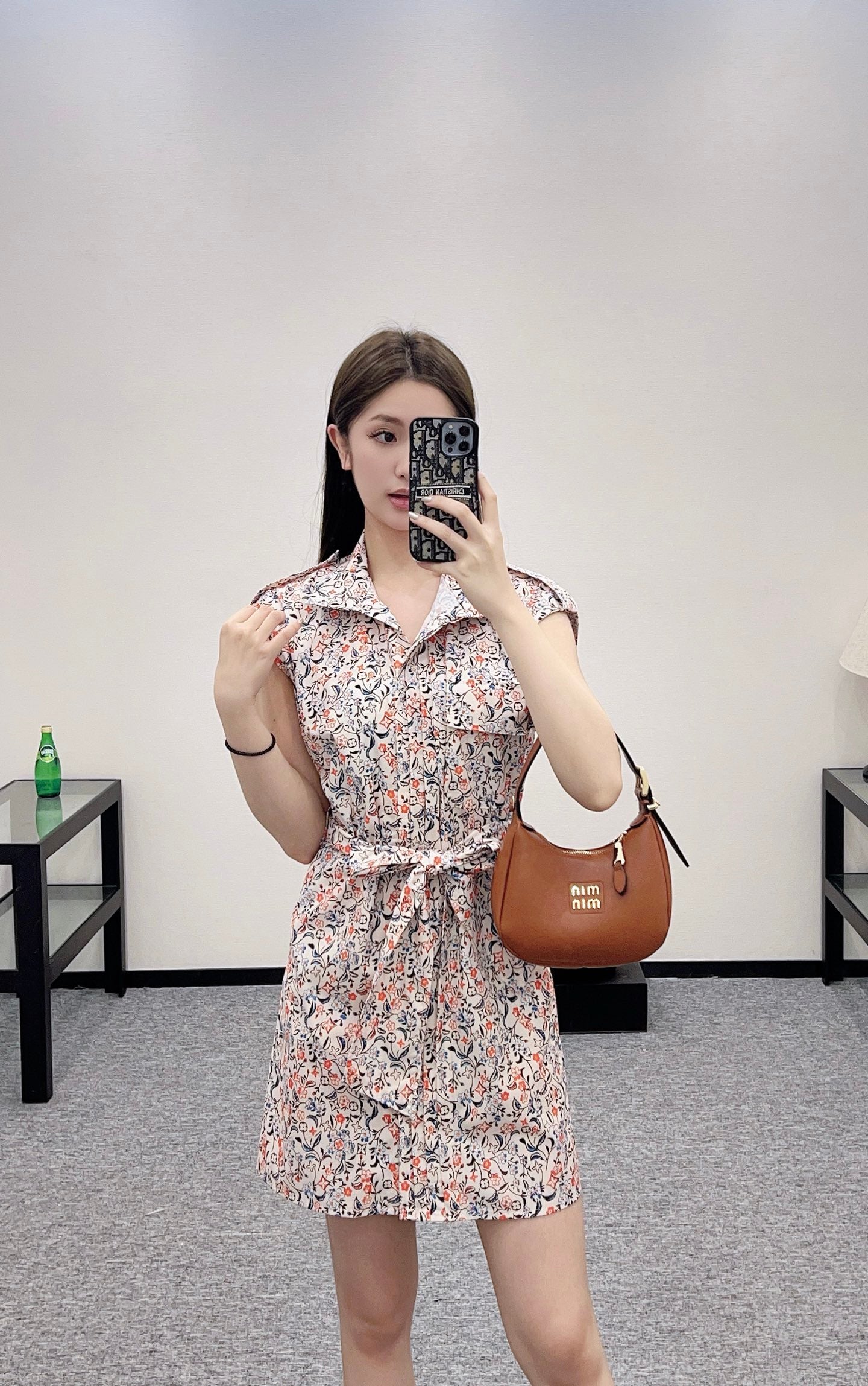 Mi*mi*♥2025 new products Belt dress