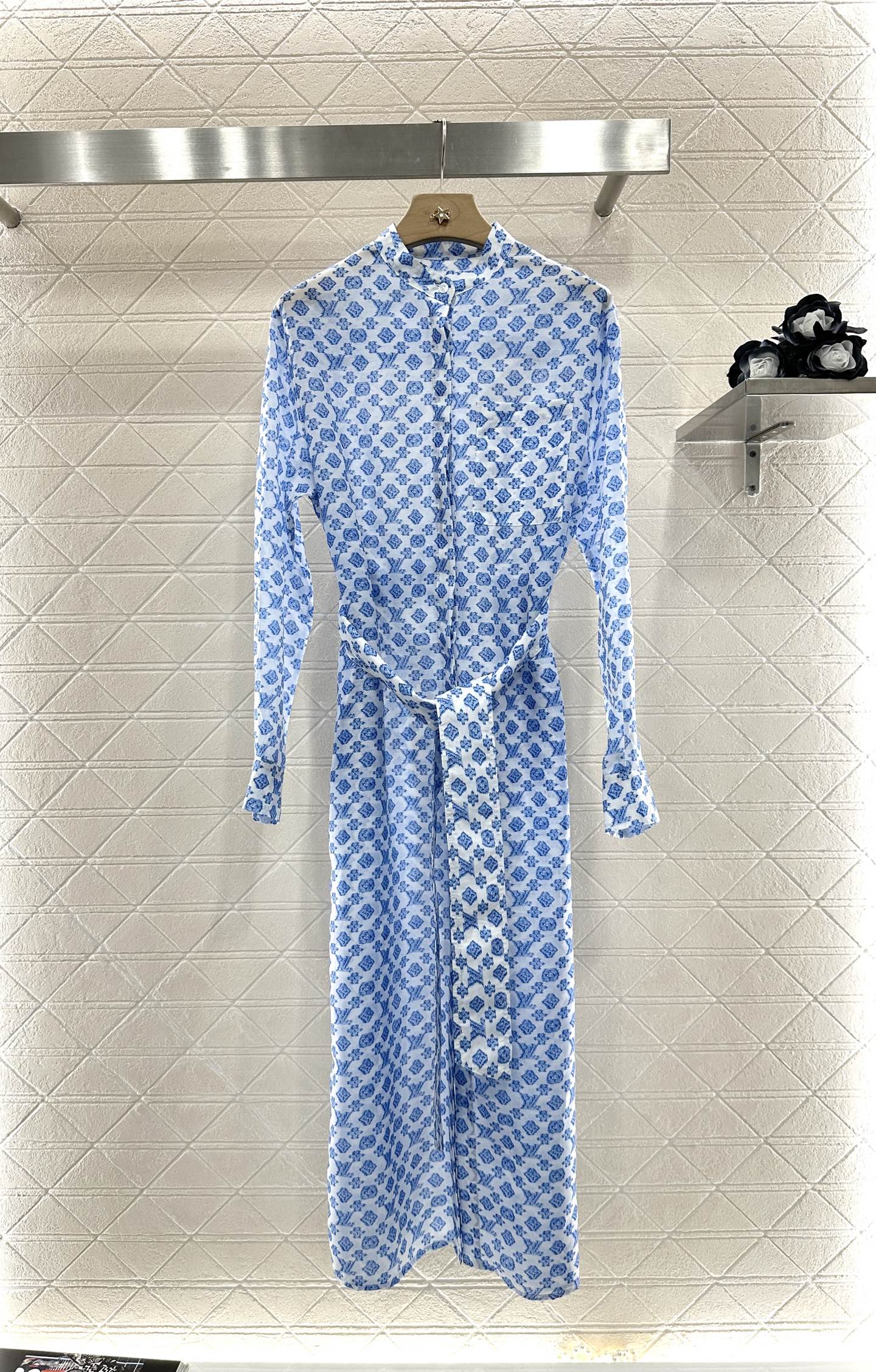 Louis *♥2025 new products Belt shirt dress