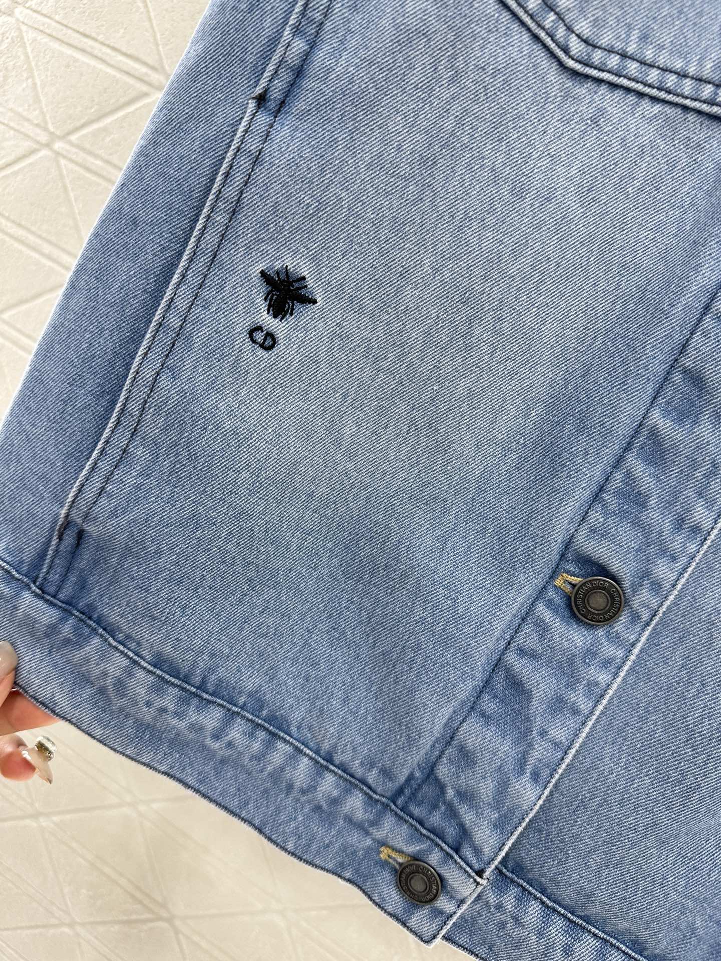D*♥2025 new product Denim jacket and shorts set