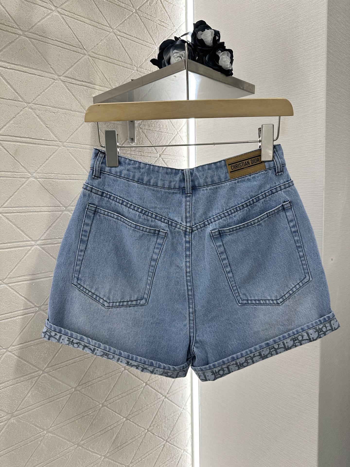 D*♥2025 new product Denim jacket and shorts set