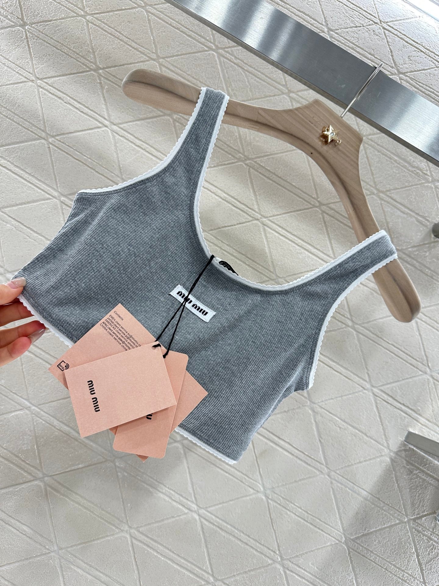 Mi*mi*♥2025 new product Short bra vest