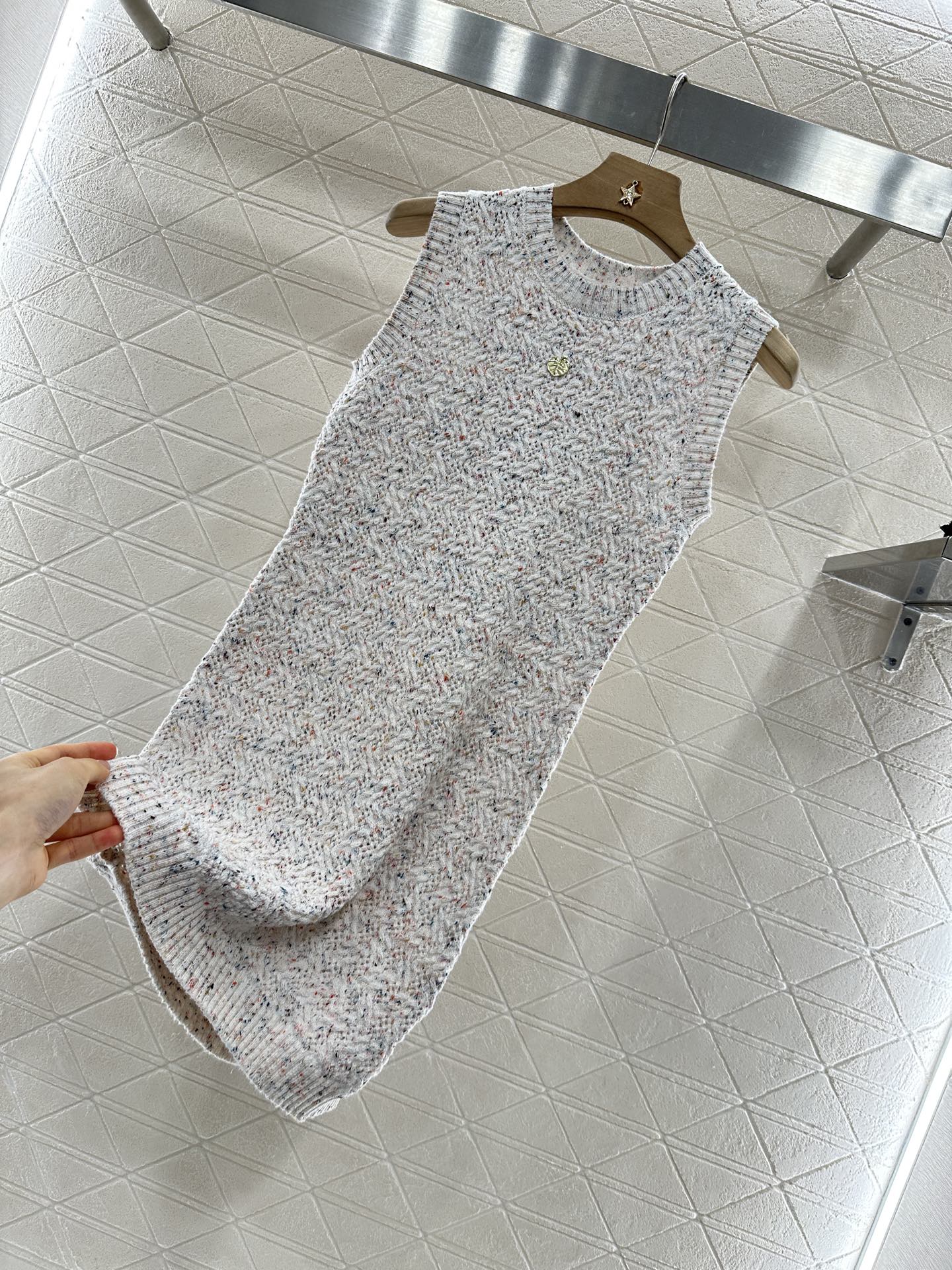 C*♥2025 new product Knitted vest dress