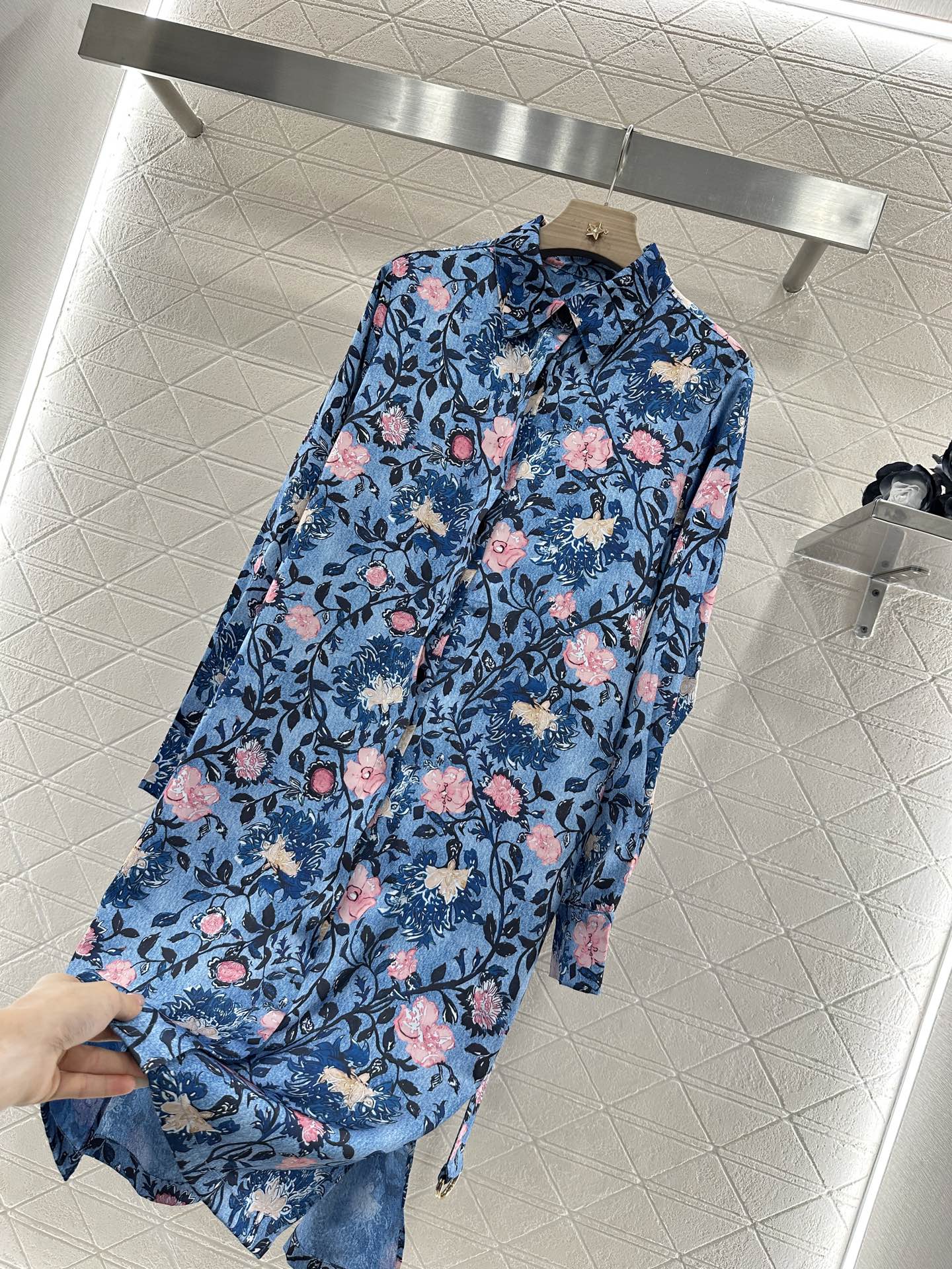 Louis *♥2025 new products Belt shirt dress