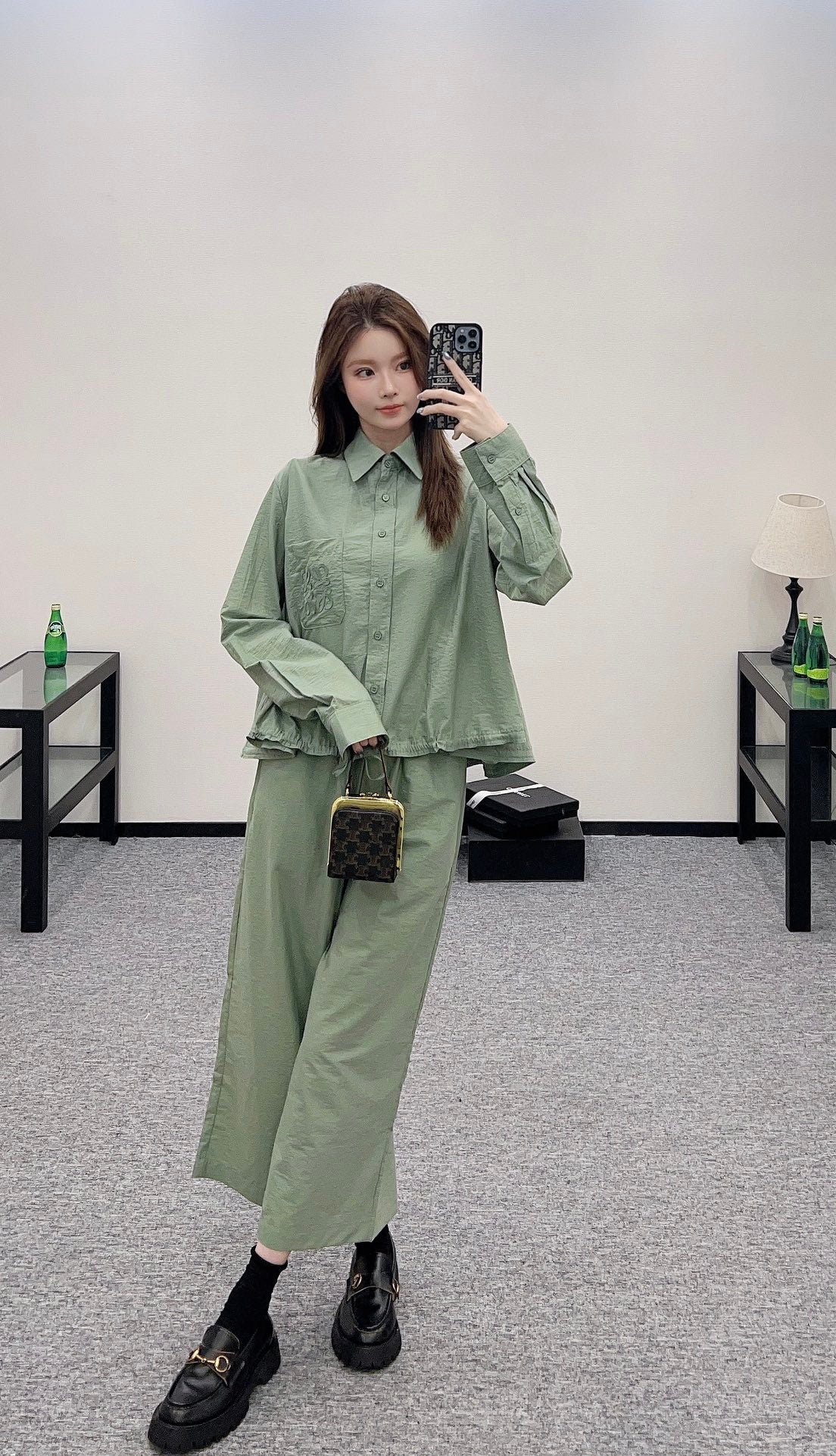 L*♥2025 new products Cropped pants