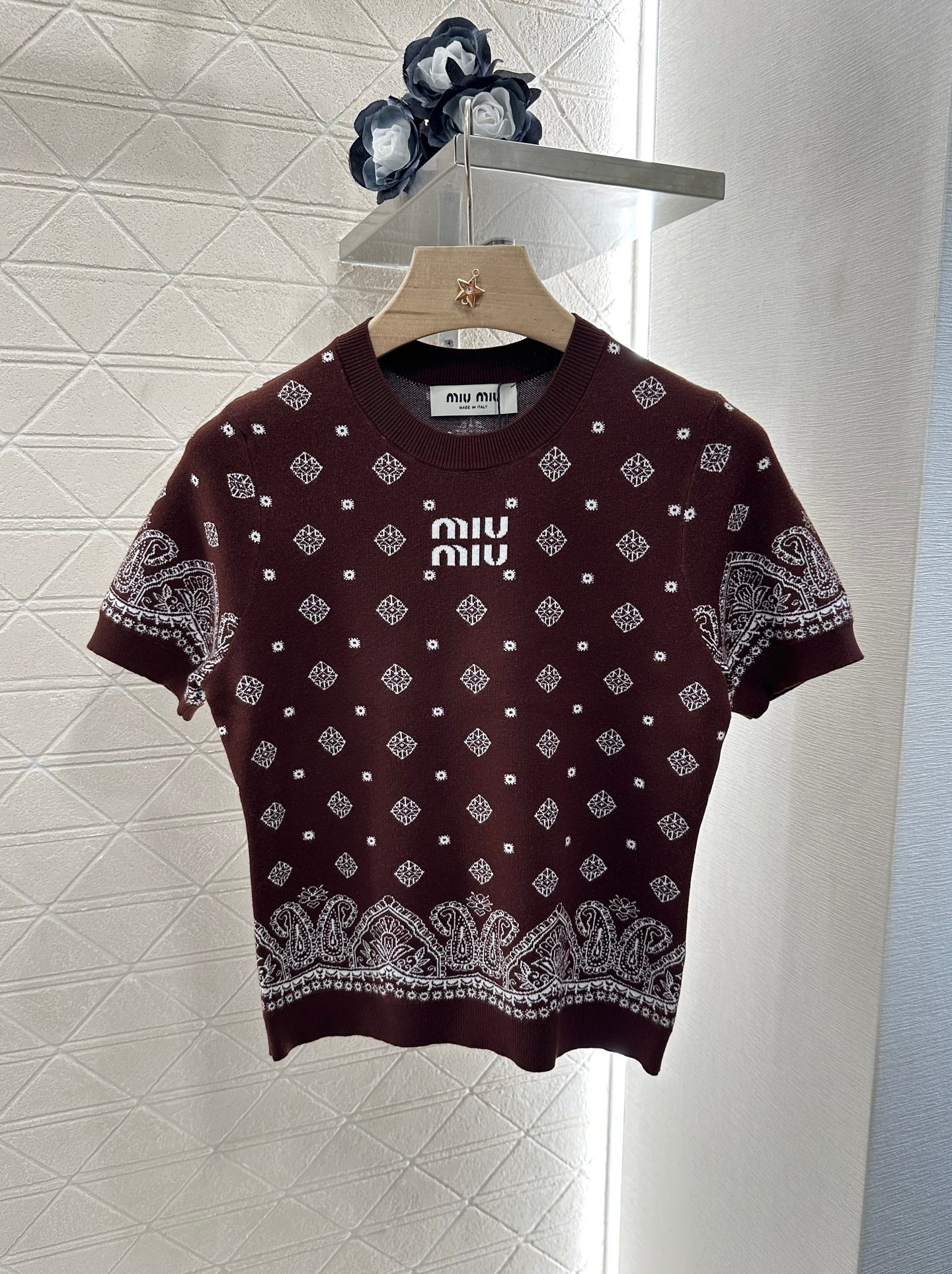 Mi*mi*♥2025 new product Short-sleeved skirt suit