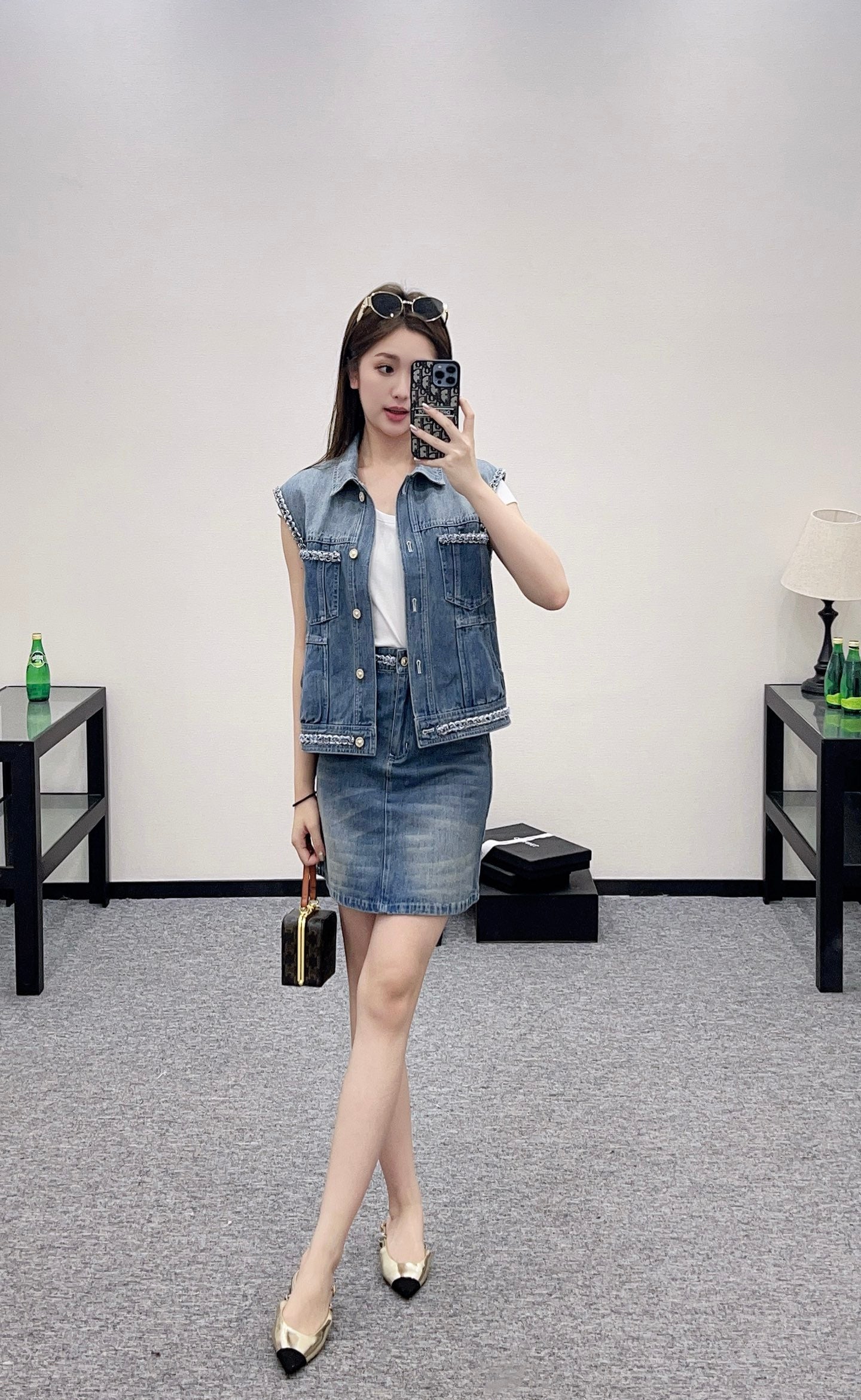 C*♥2025 new products Vest skirt suit