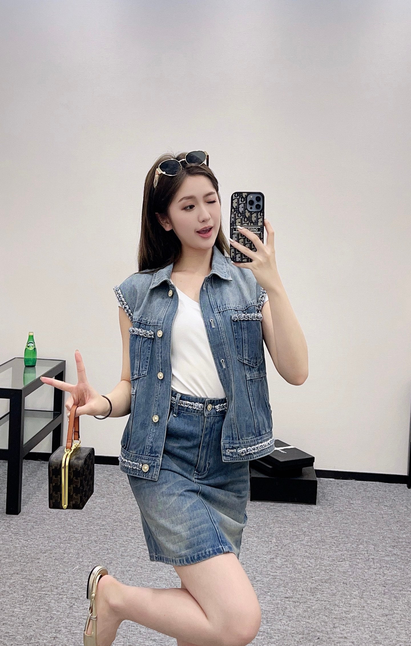 C*♥2025 new products Vest skirt suit