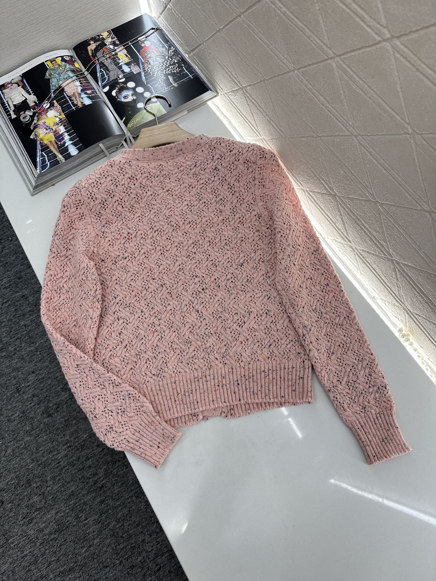 C*♥2025 new product Openwork knitted cardigan