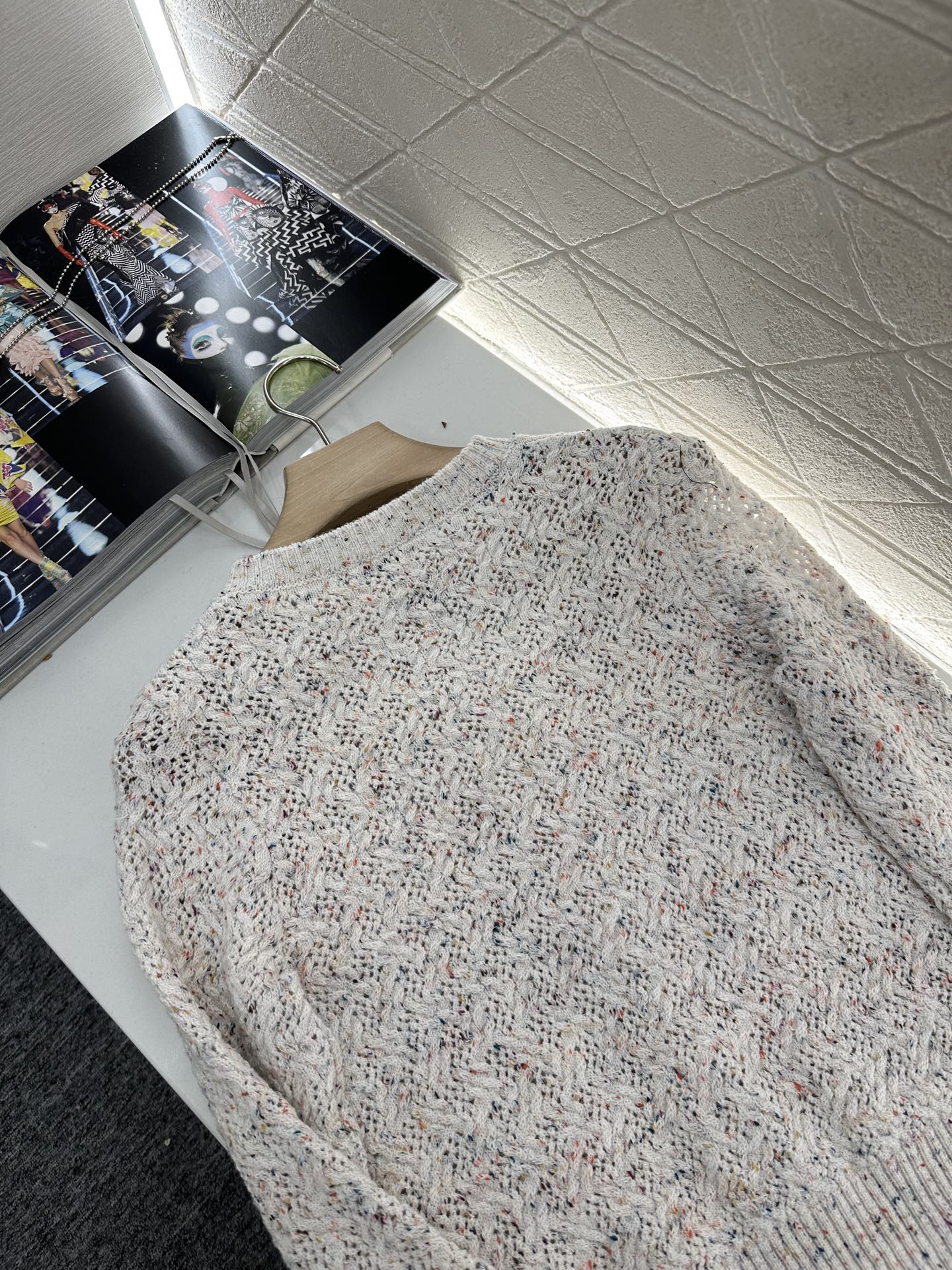 C*♥2025 new product Openwork knitted cardigan