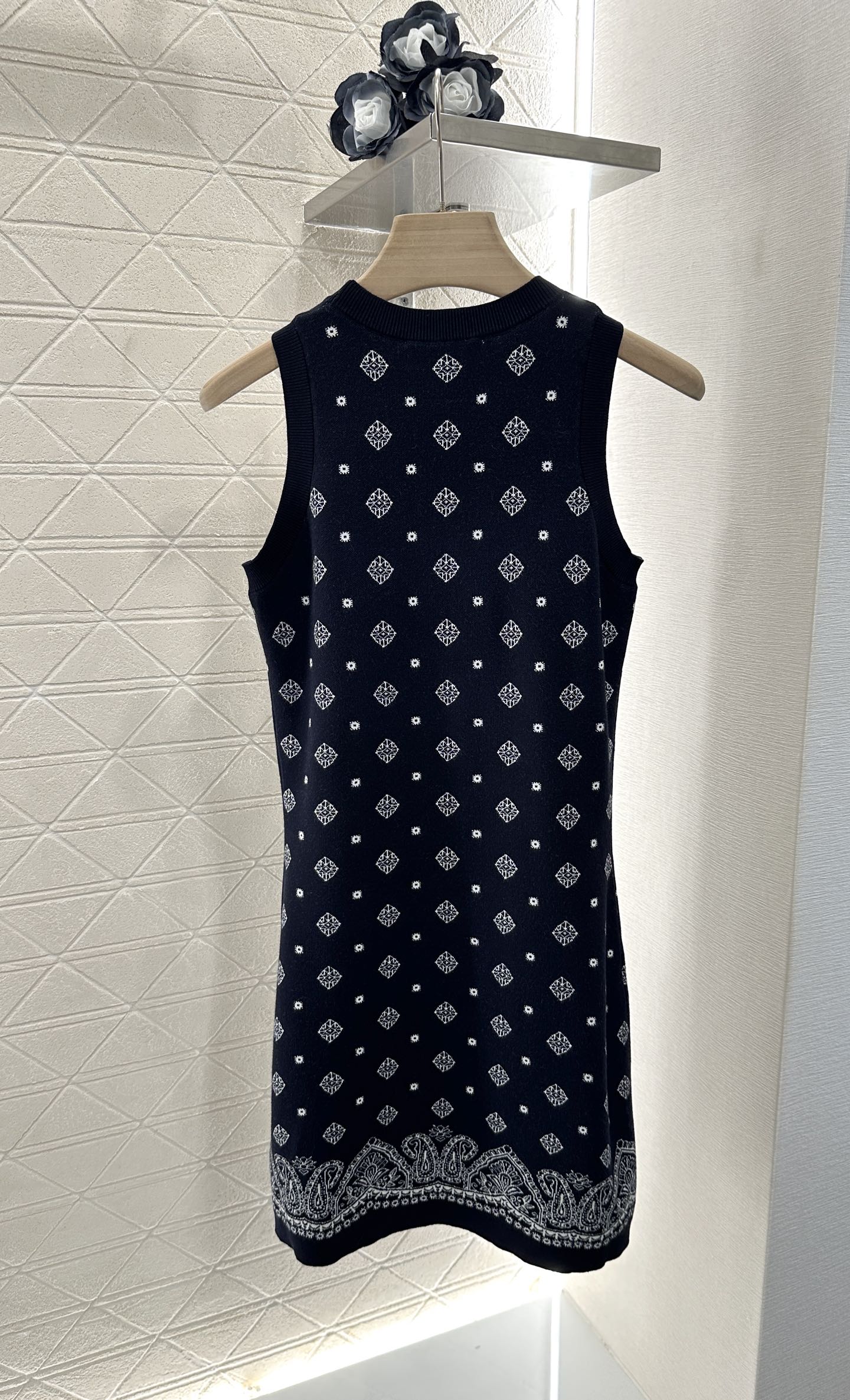 Mi*mi*♥2025 new product Knitted vest dress