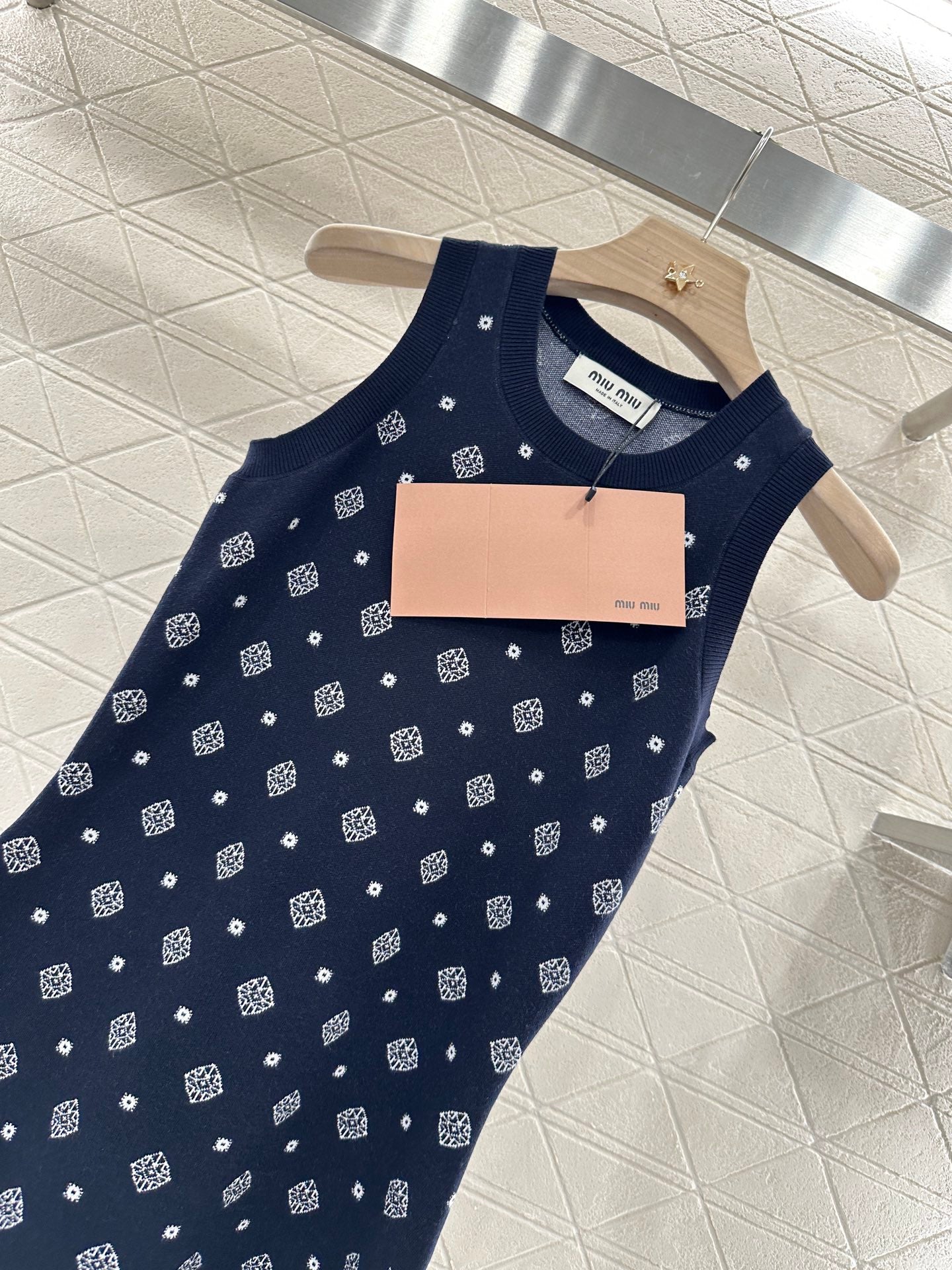 Mi*mi*♥2025 new product Knitted vest dress