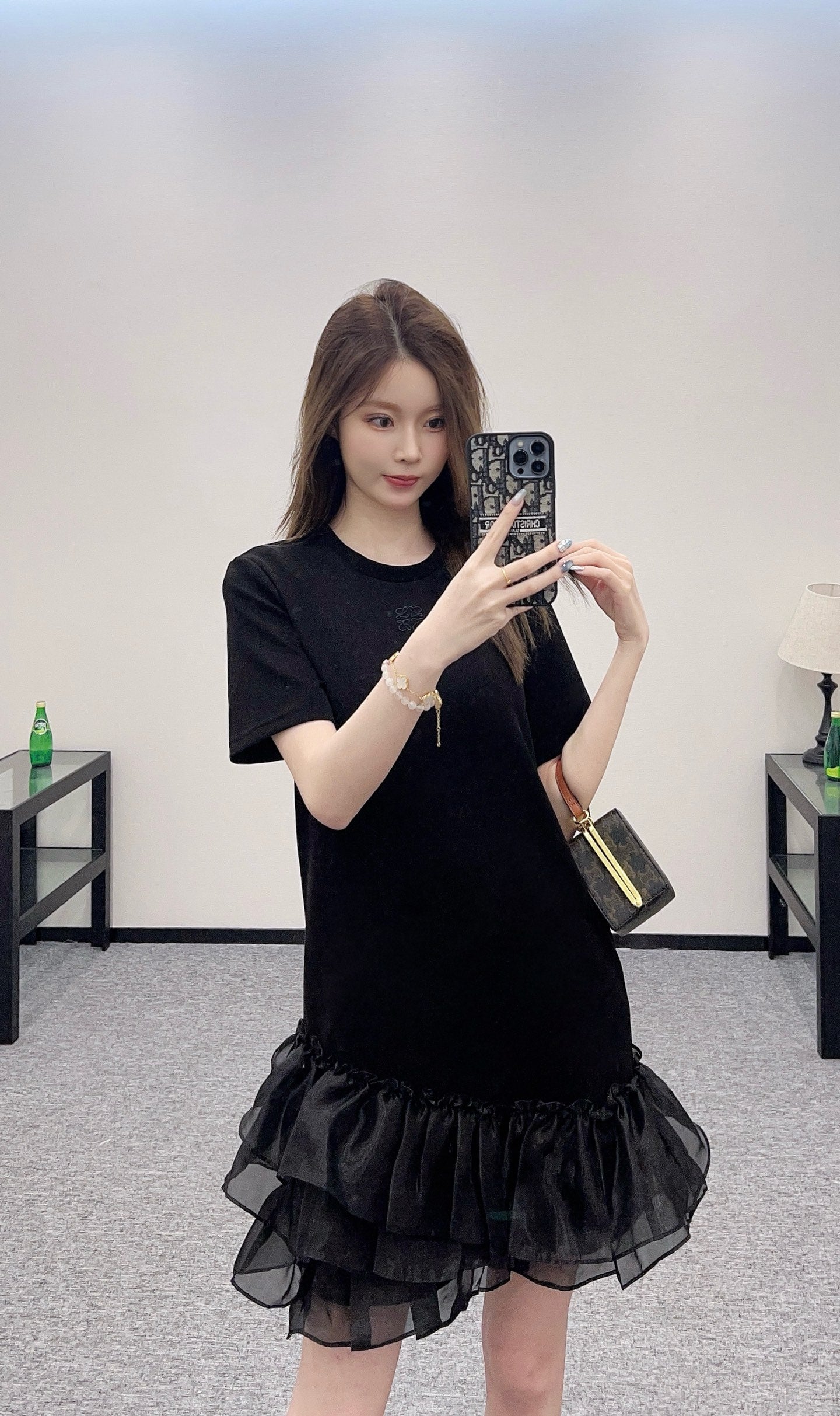 L*♥2025 new product Round neck dress
