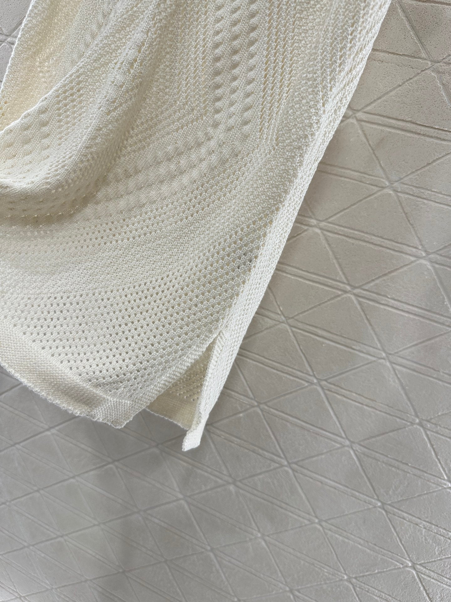 P*♥2025 new product Hollow knitted vest