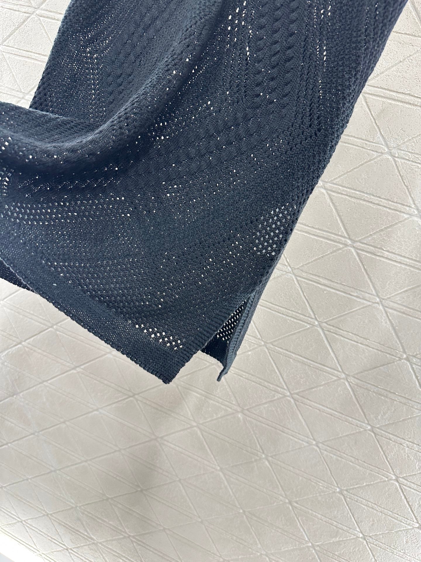 P*♥2025 new product Hollow knitted vest