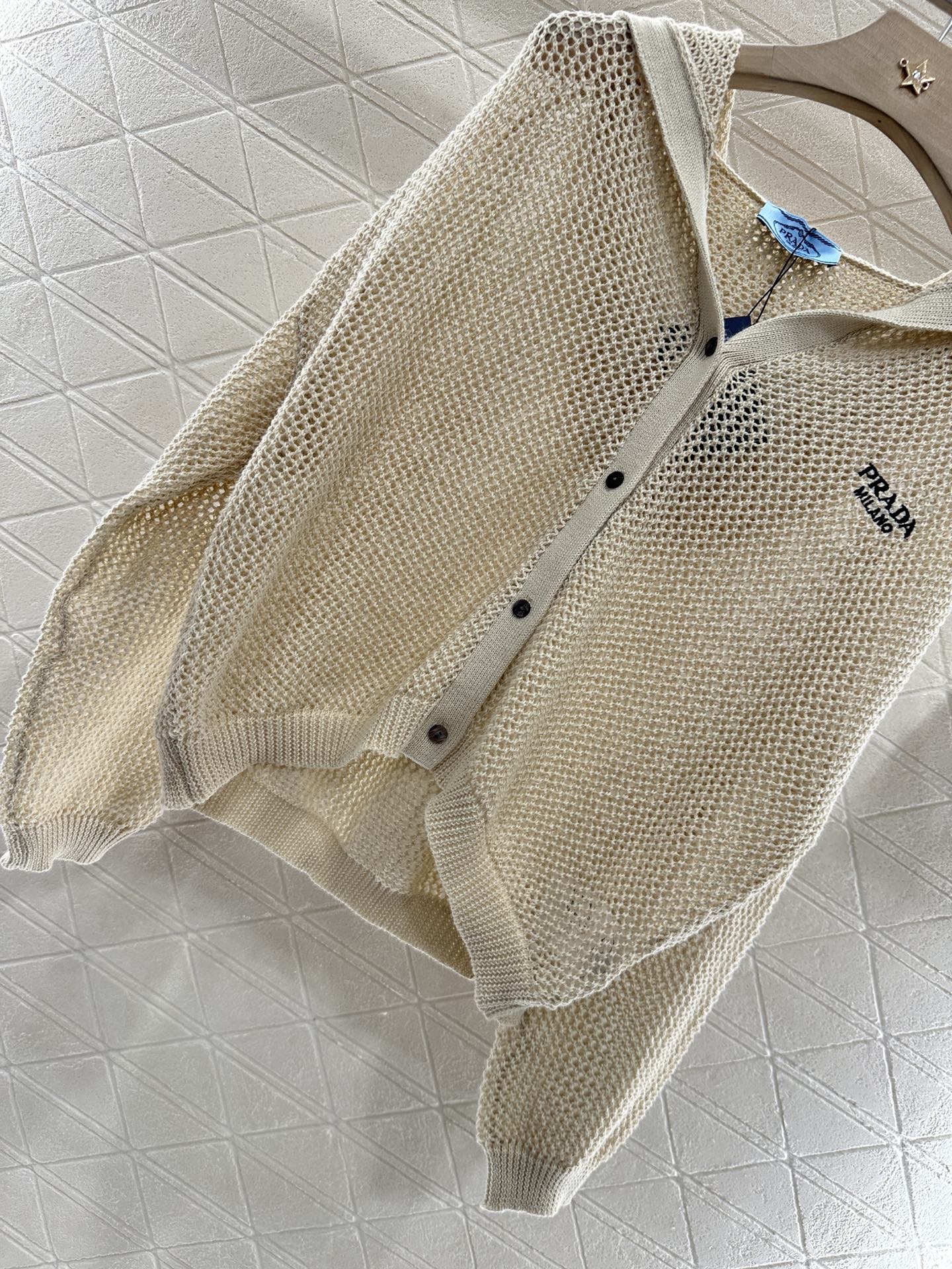 P*♥2025 new product Hooded knitted cardigan