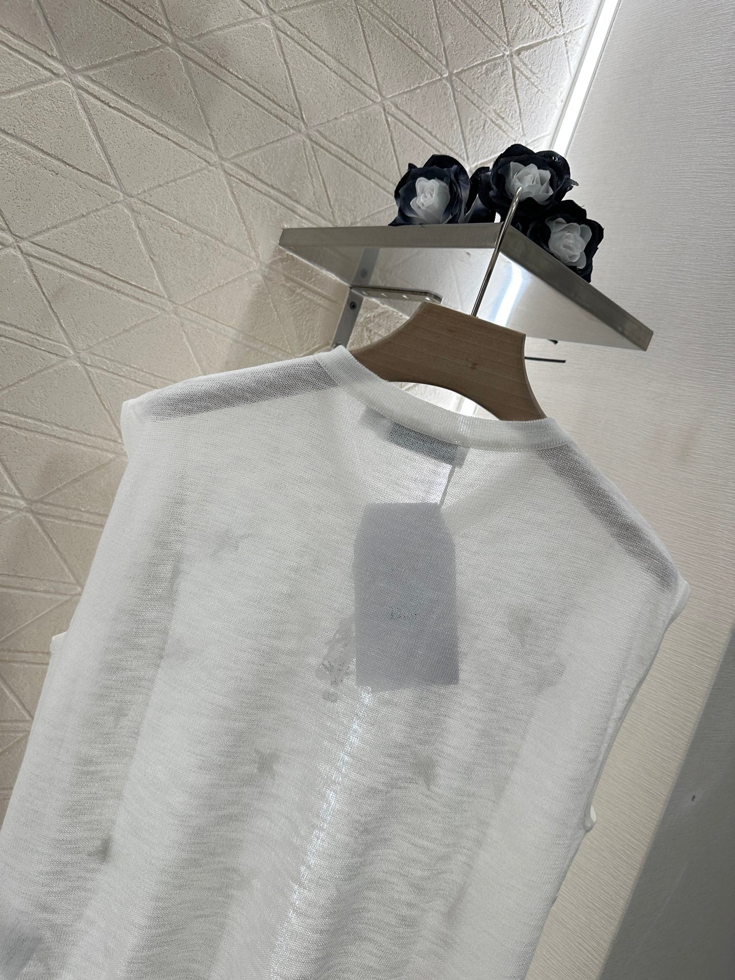 D*♥2025 new product Embroidered knitted vest
