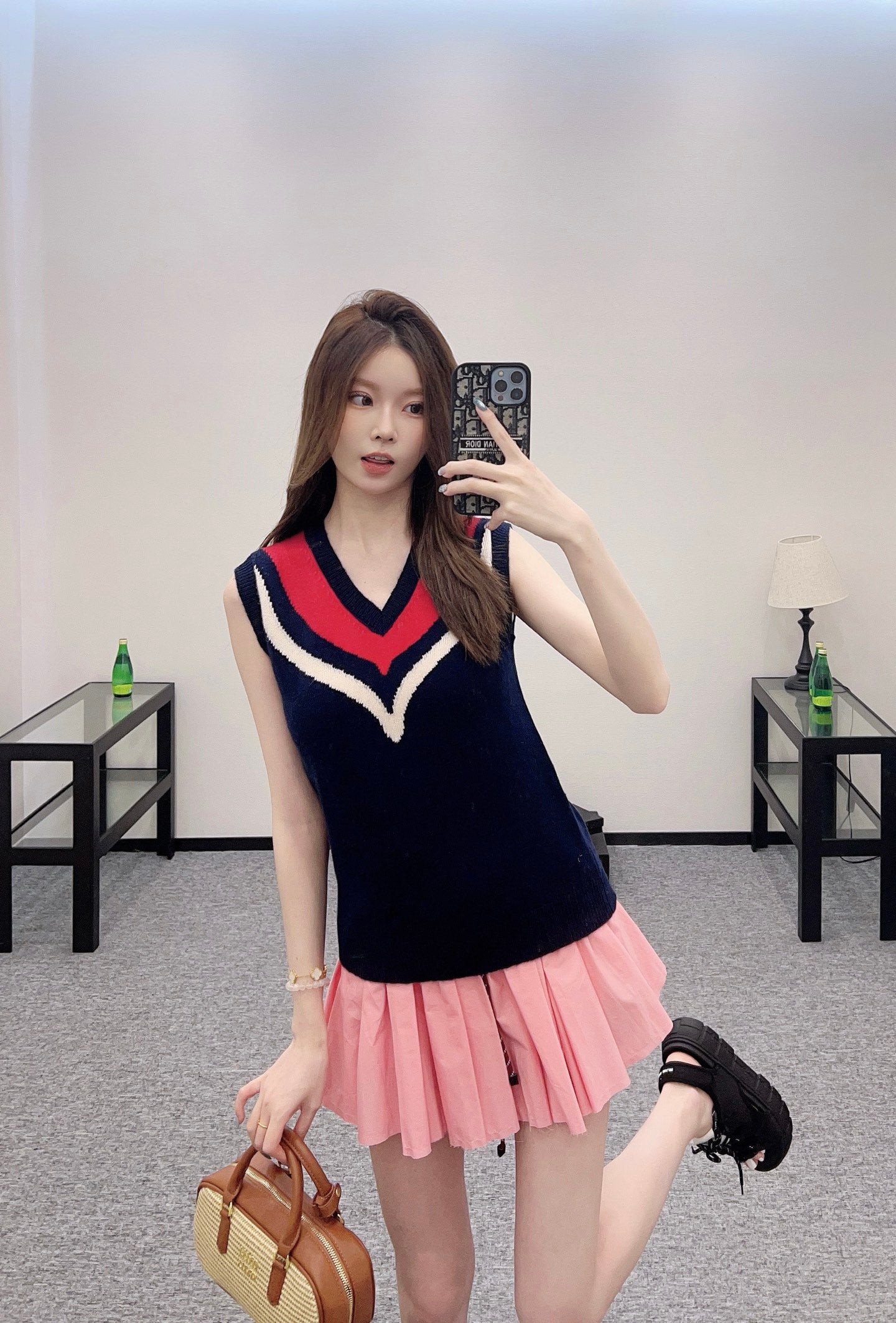 Mi*mi*♥2025 new product Knitted vest