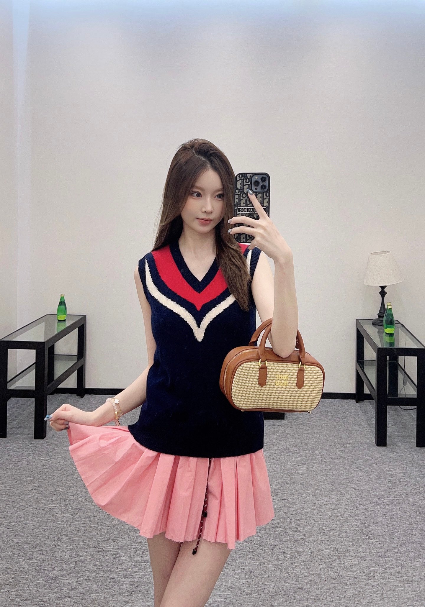 Mi*mi*♥2025 new product Knitted vest