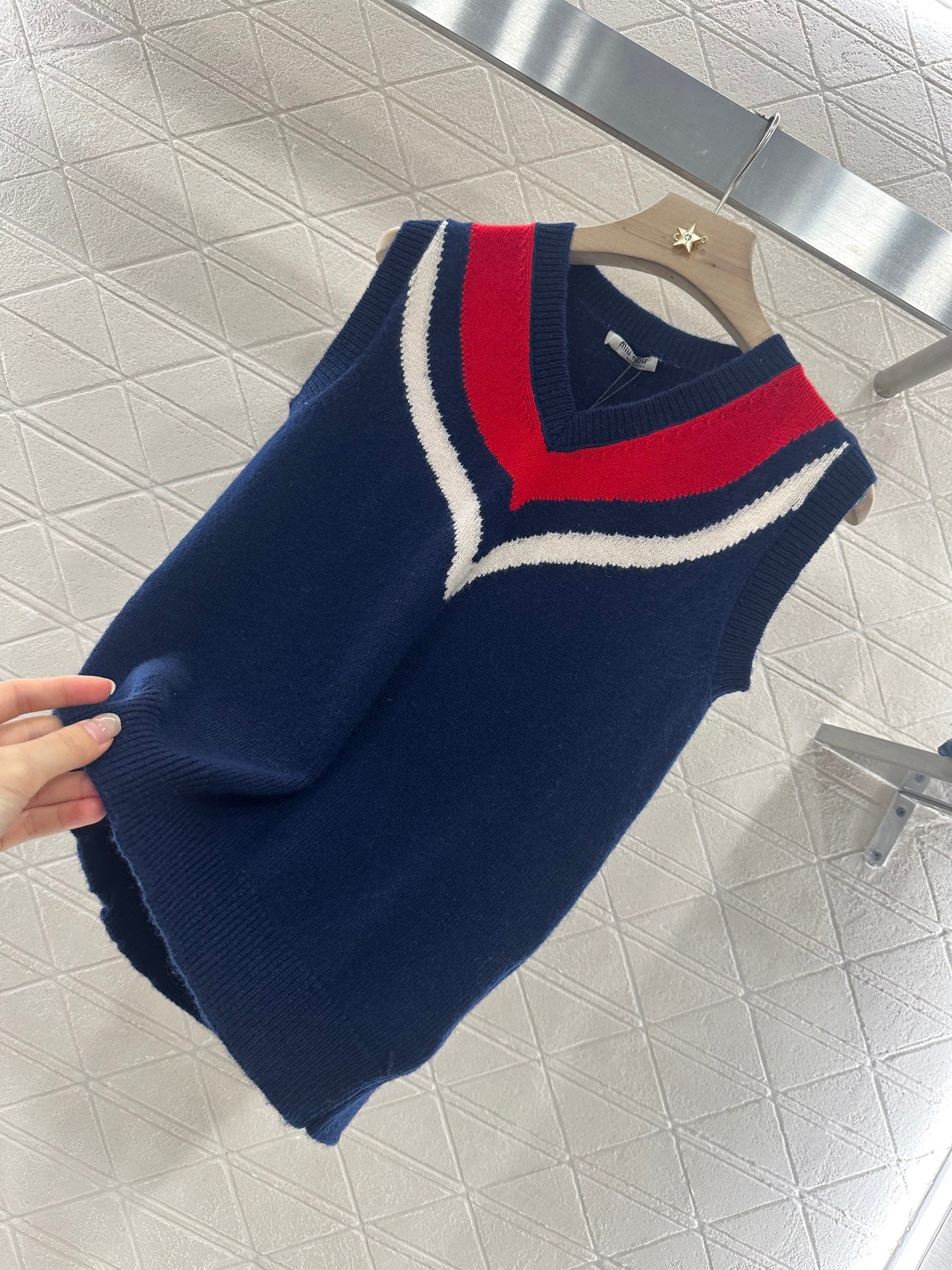 Mi*mi*♥2025 new product Knitted vest