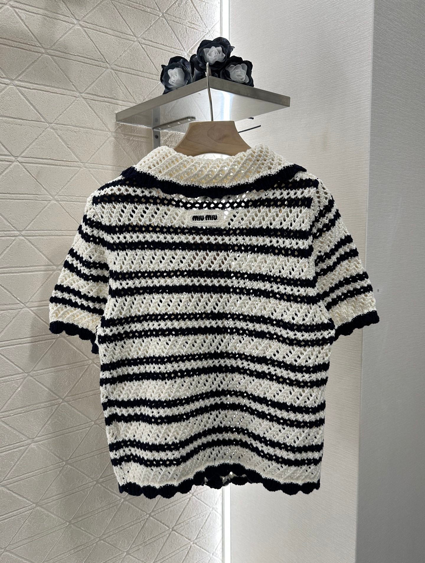 Mi*mi*♥2025 new product Short-sleeved cardigan and skirt set