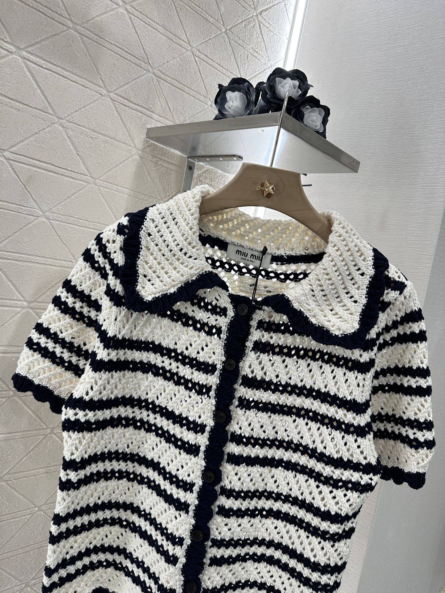 Mi*mi*♥2025 new product Short-sleeved cardigan and skirt set