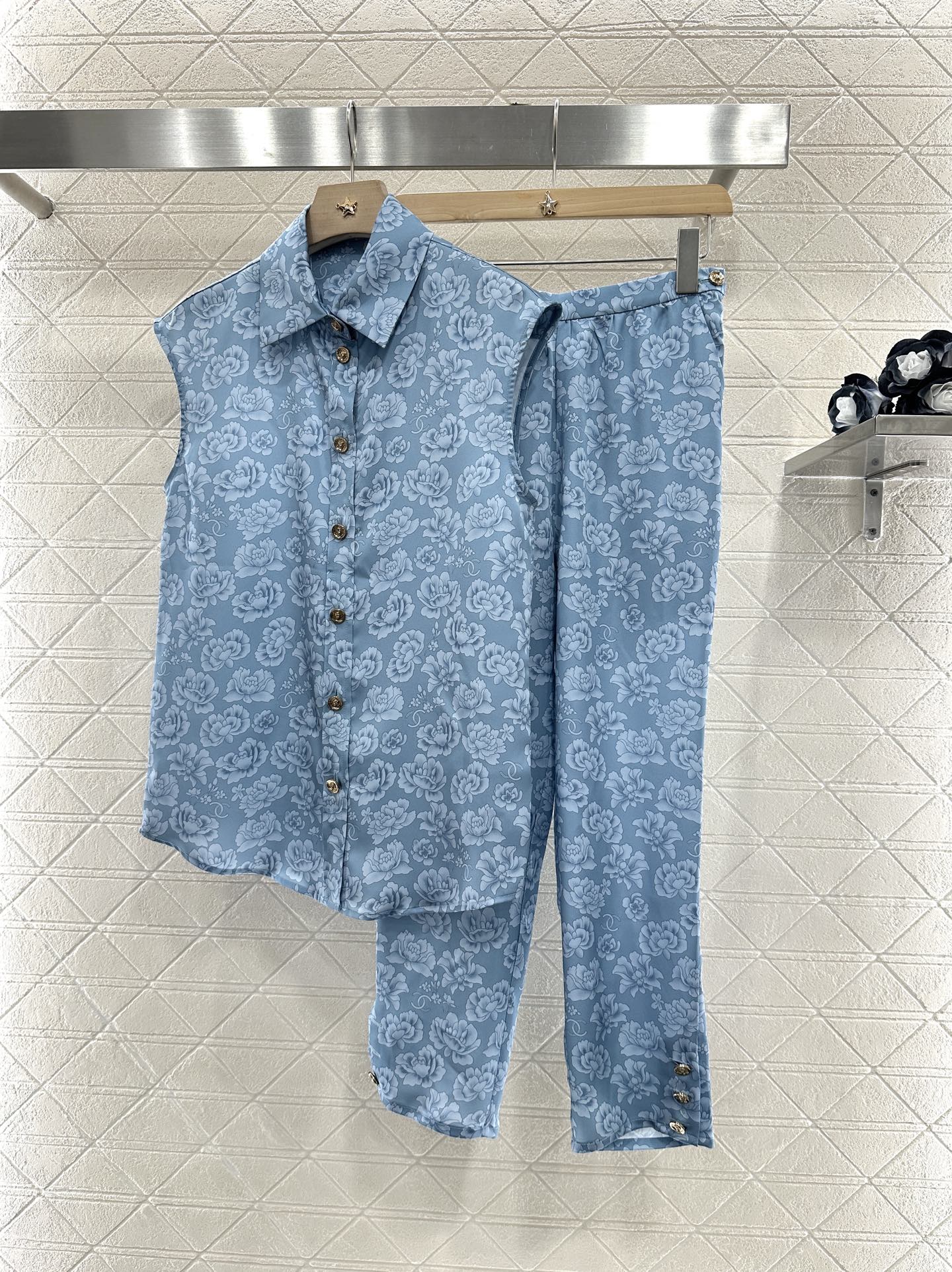 C*♥2025 new product Cropped pants suit