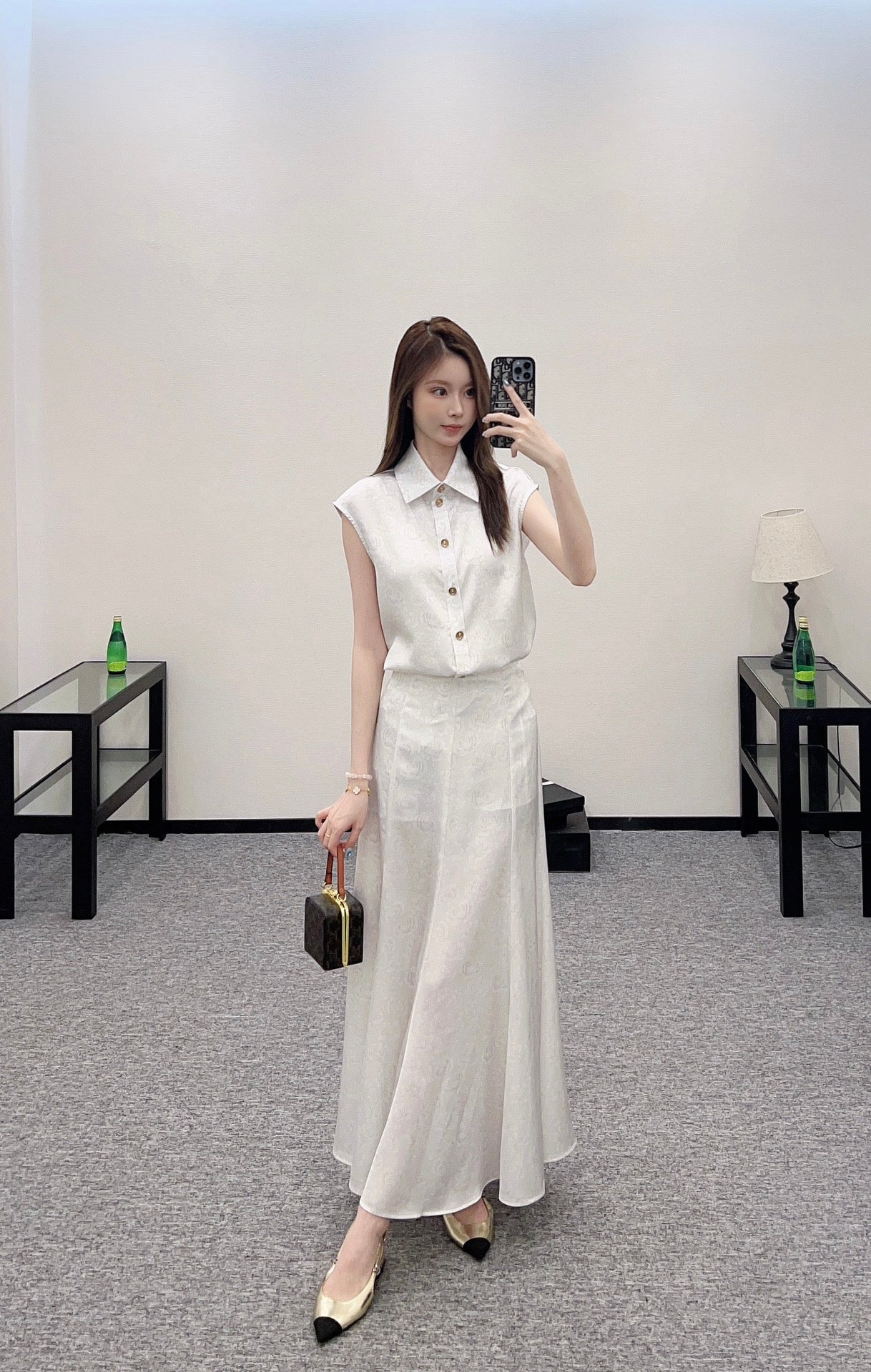 C*♥2025 new product Shirt and skirt set