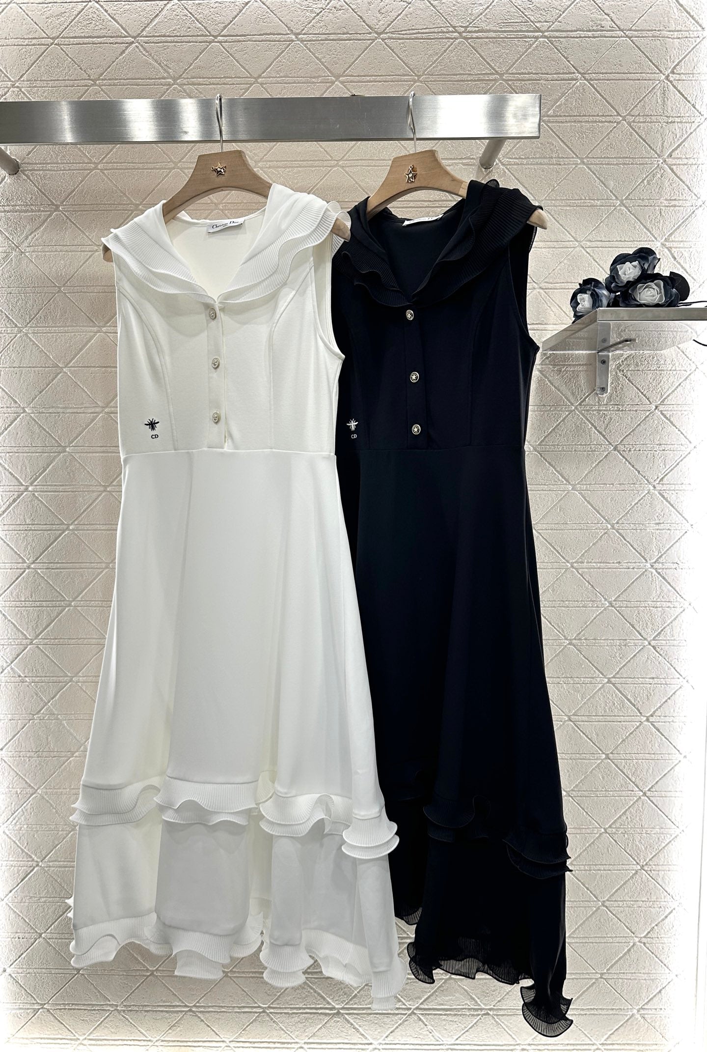 D*♥2025 new product Hooded vest dress
