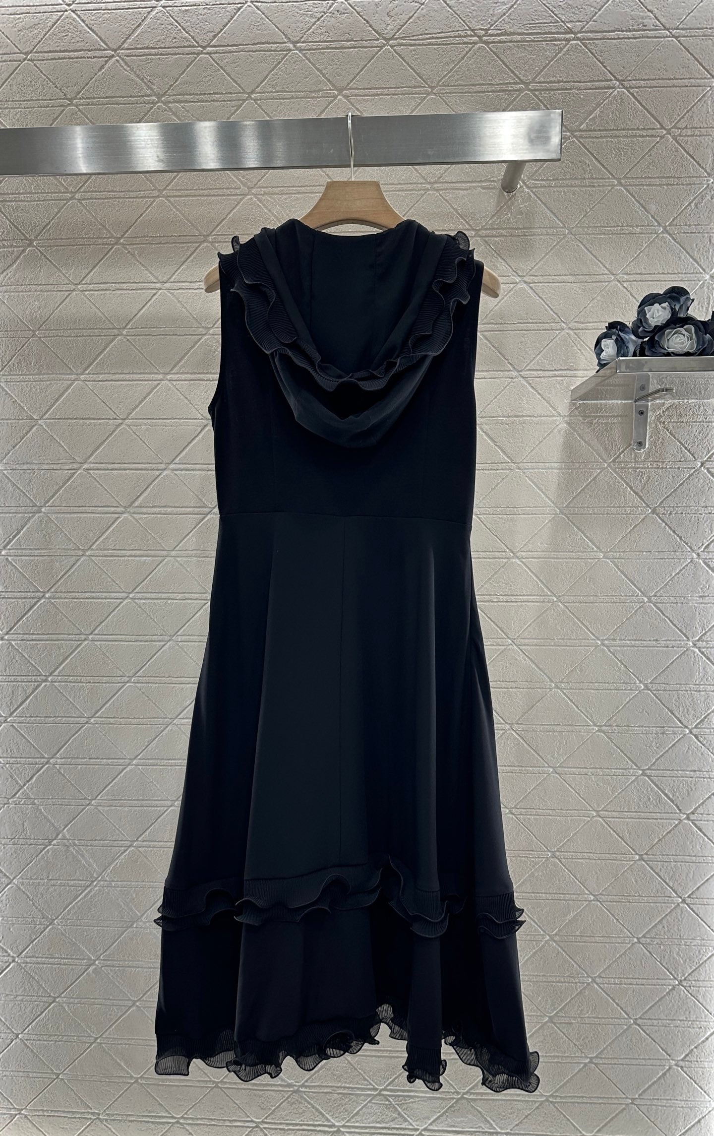 D*♥2025 new product Hooded vest dress