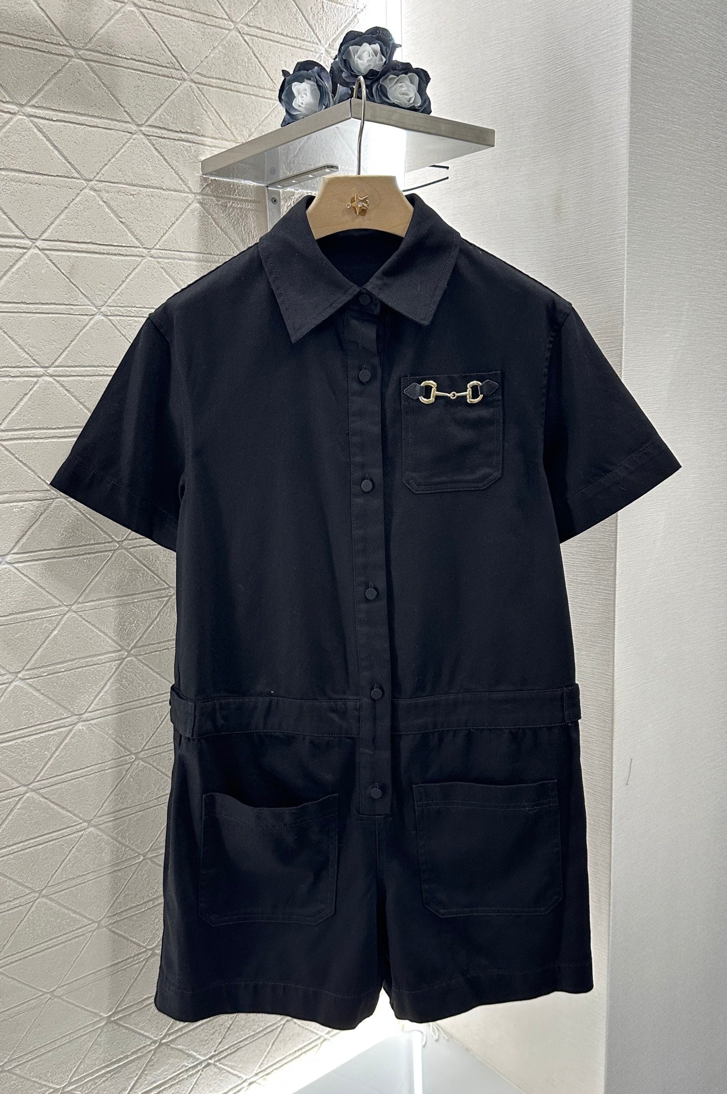 G*♥2025 new product Short-sleeved jumpsuit