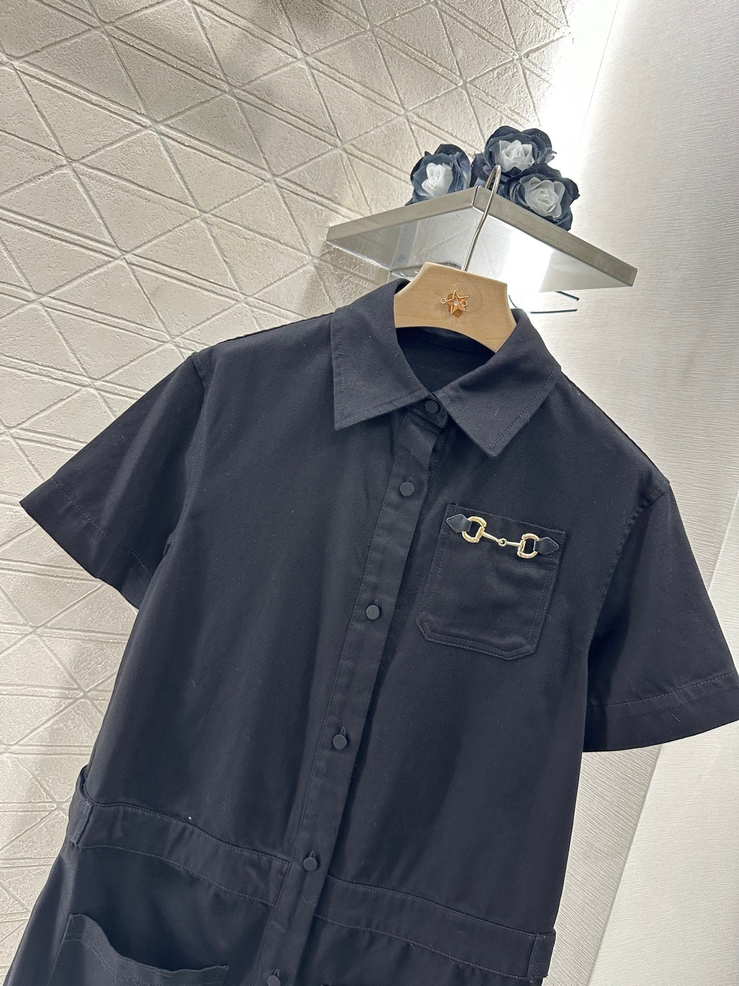 G*♥2025 new product Short-sleeved jumpsuit