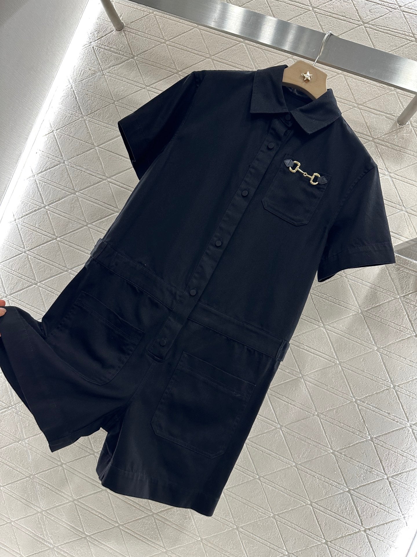 G*♥2025 new product Short-sleeved jumpsuit