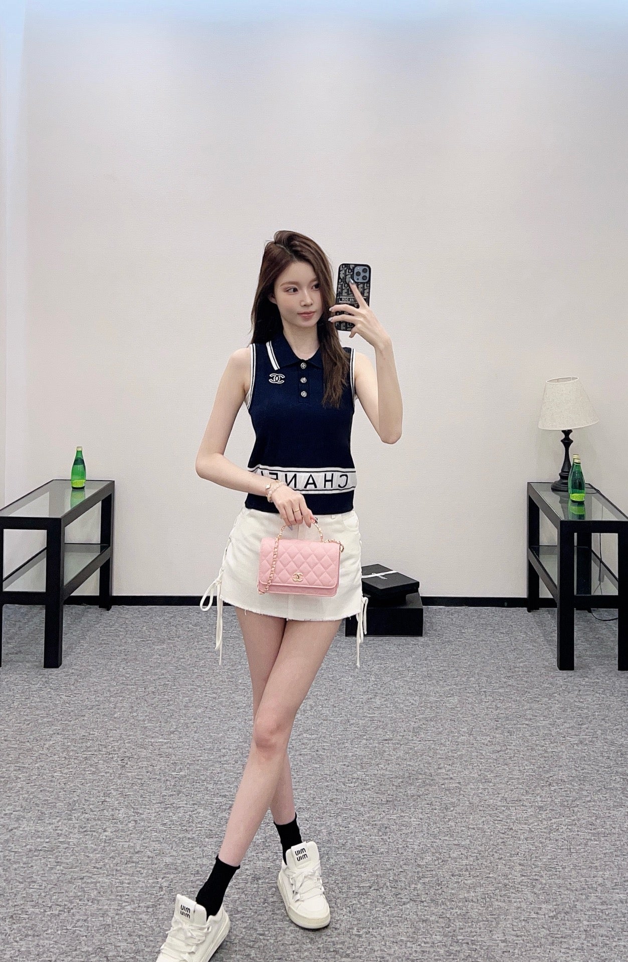 C*♥2025 new product Lapel knitted vest