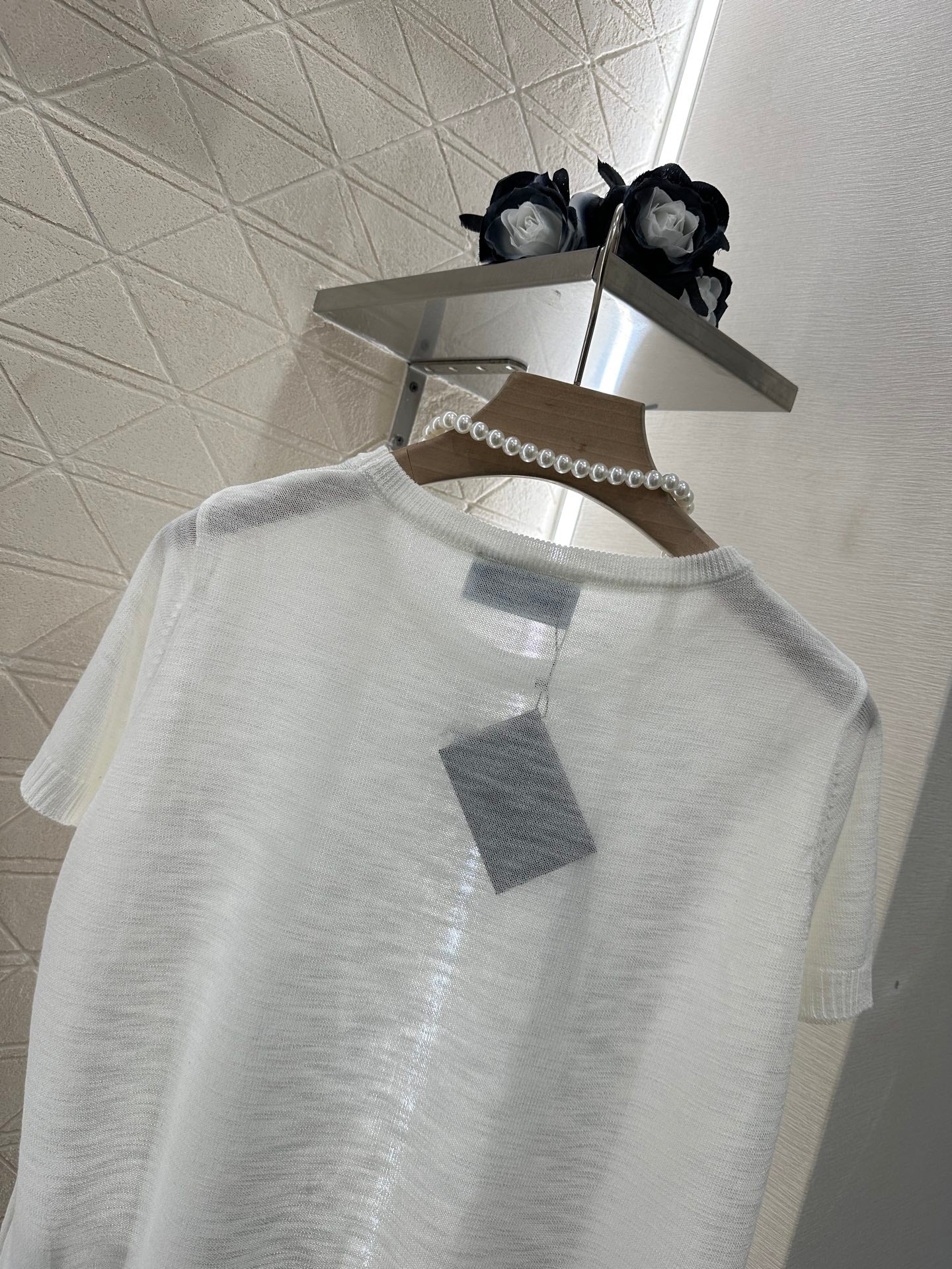 P*♥2025 new product Lace knitted short sleeves