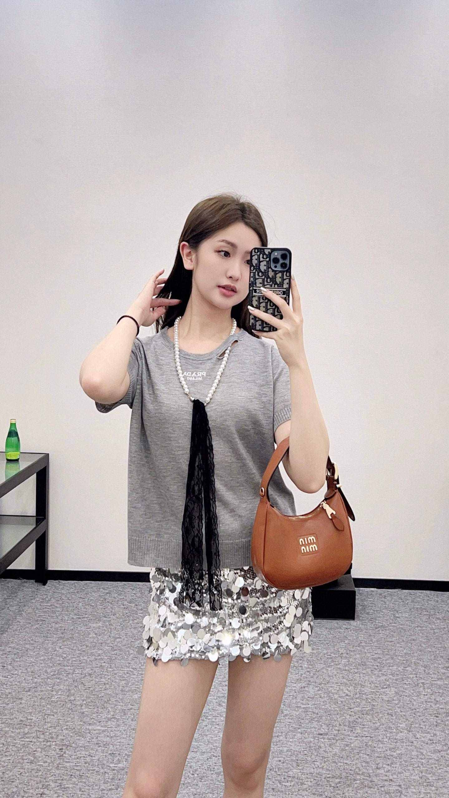 P*♥2025 new product Lace knitted short sleeves
