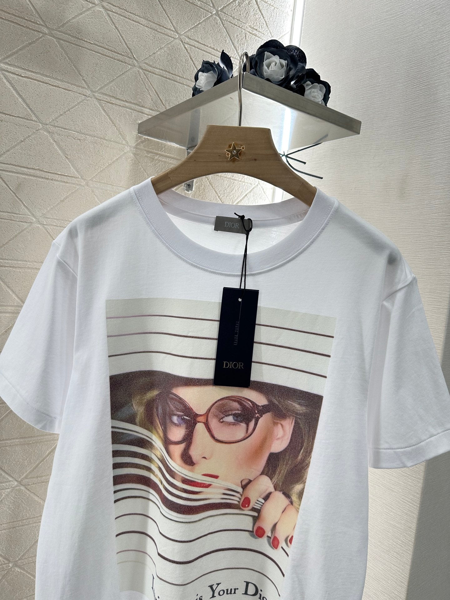 D*♥2025 new product Printed round neck