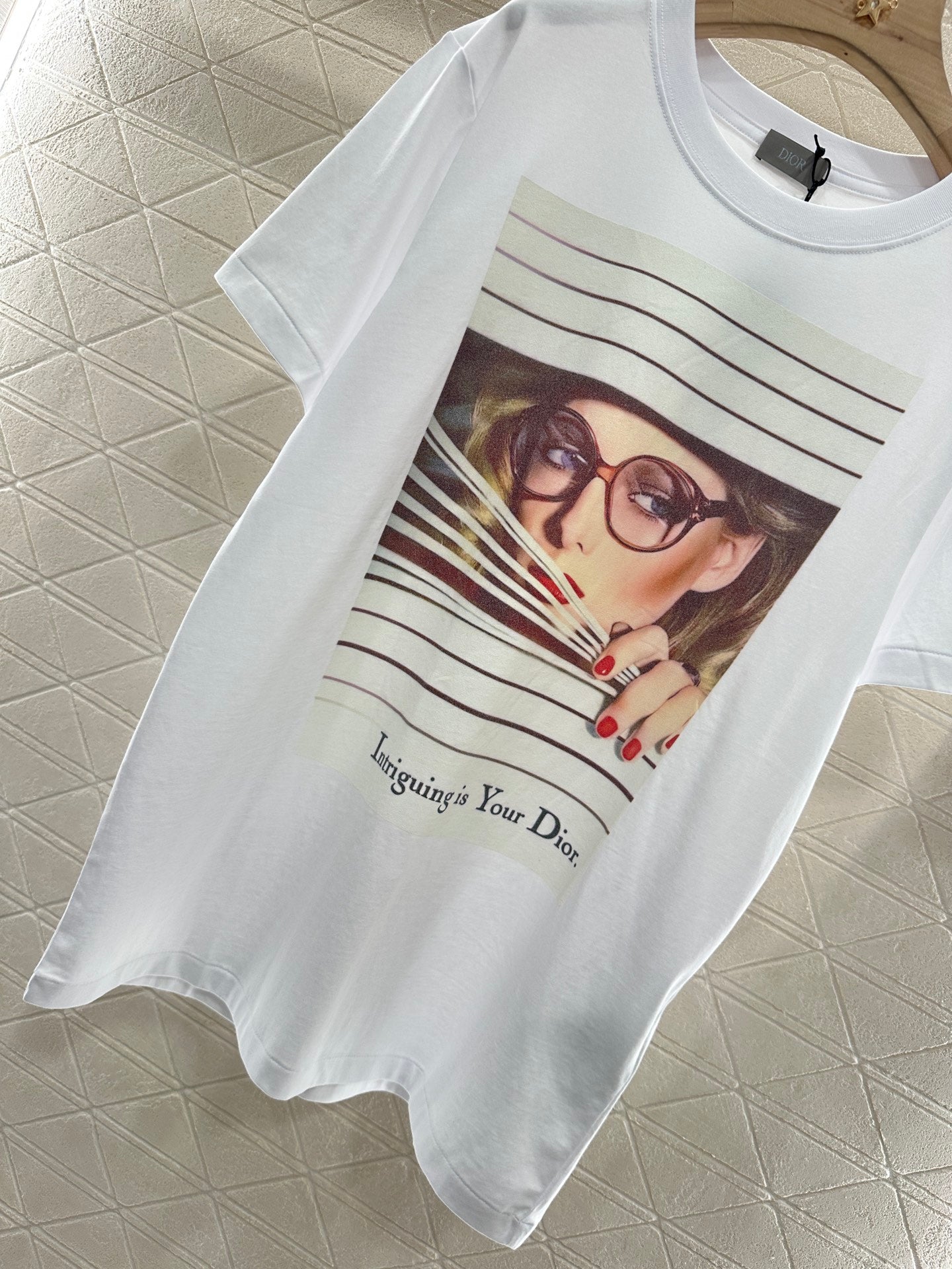 D*♥2025 new product Printed round neck