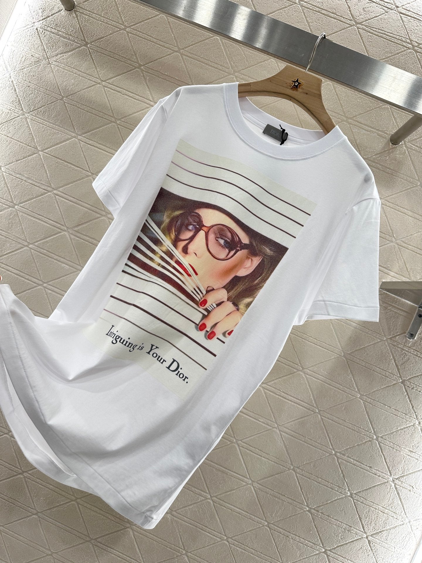 D*♥2025 new product Printed round neck