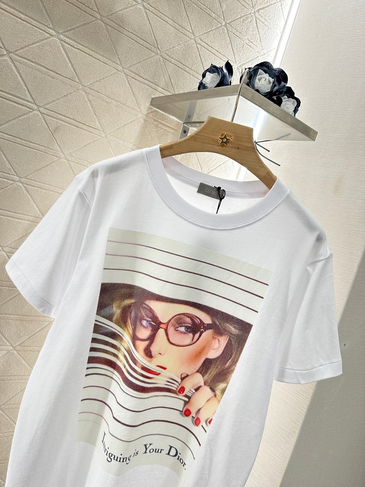 D*♥2025 new product Printed round neck