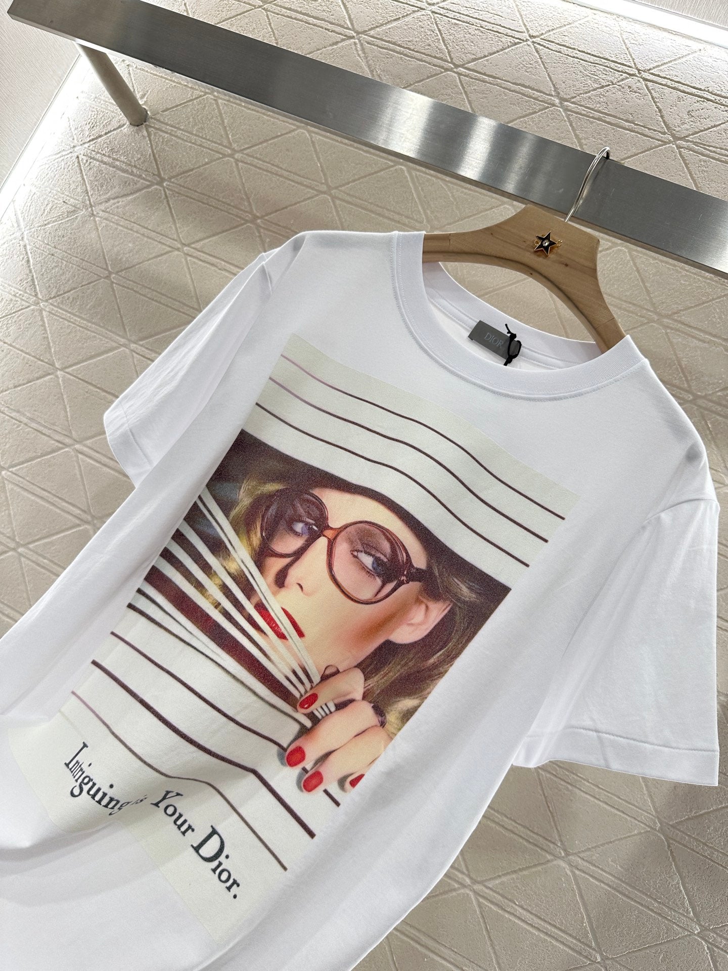 D*♥2025 new product Printed round neck